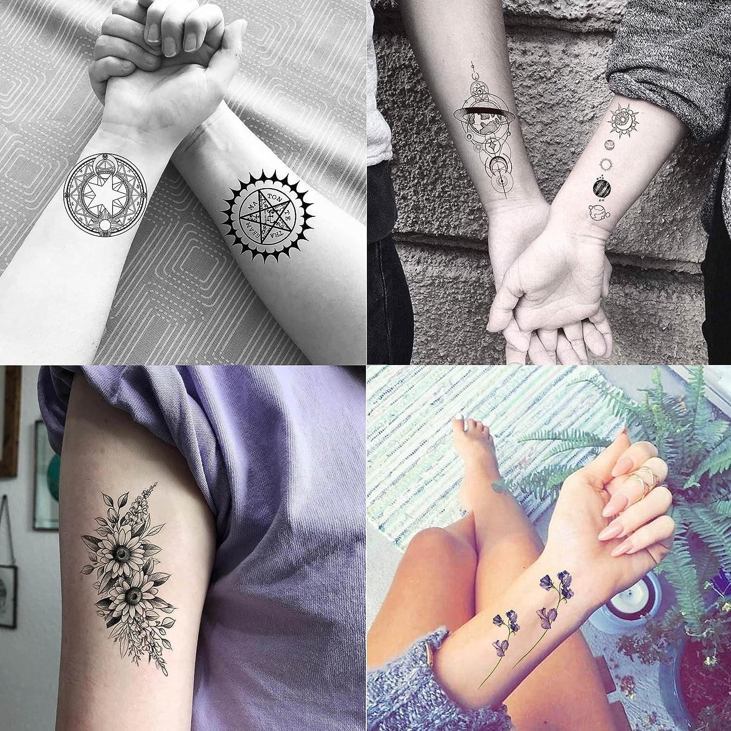 Matching tattoo. Mandala sun and moon. #sisters #tattoos . . #sistertattoos  #sunandmoontattoo #alwaystogether #tattoostudio #miami #tatt... | Instagram