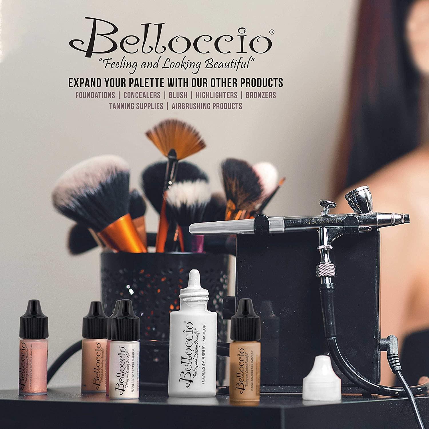 Belloccio Airbrush Cosmetic Makeup System with a MASTER SET of All
