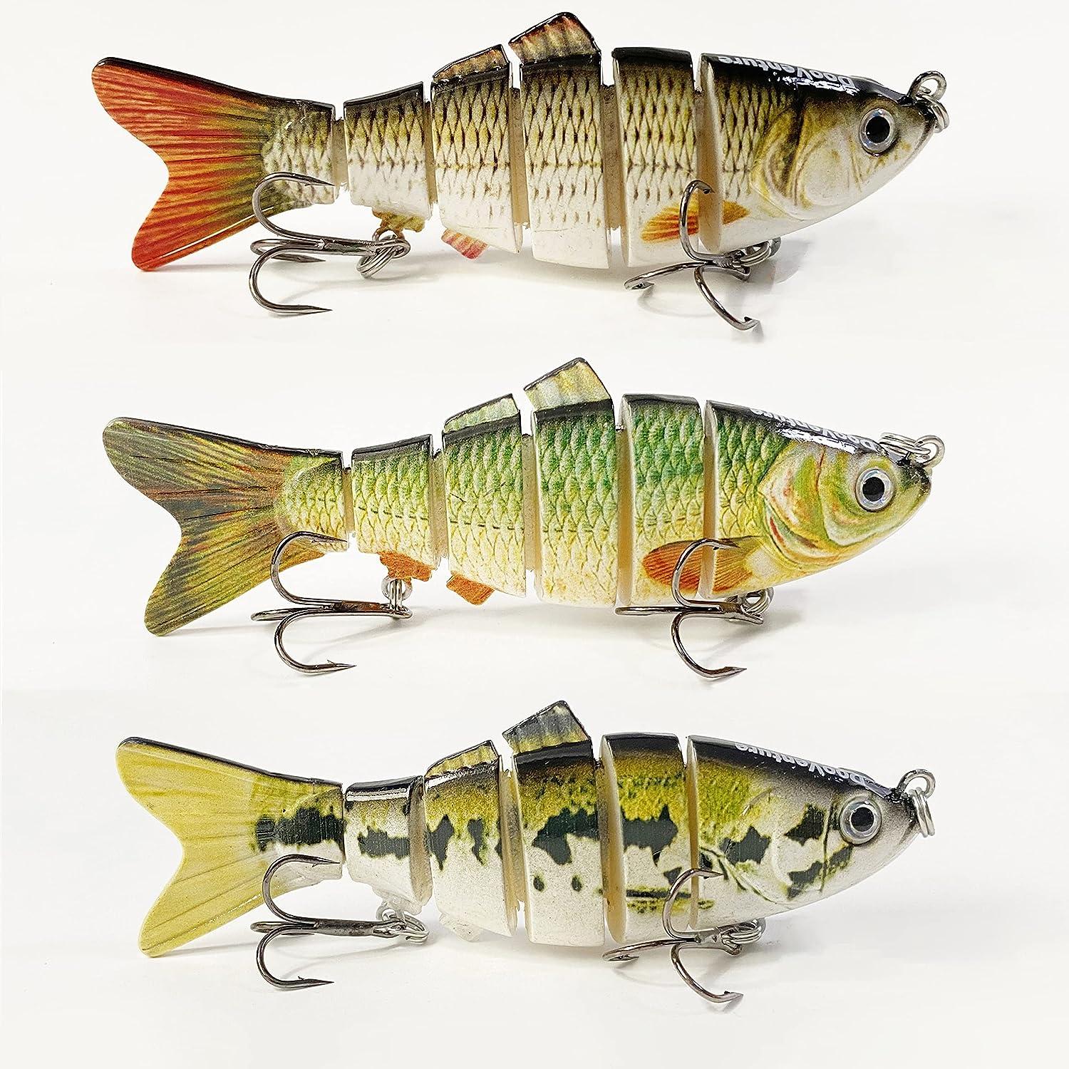 10cm 22g Sinking Wobblers 4 Segments Fishing Lures Multi Jointed