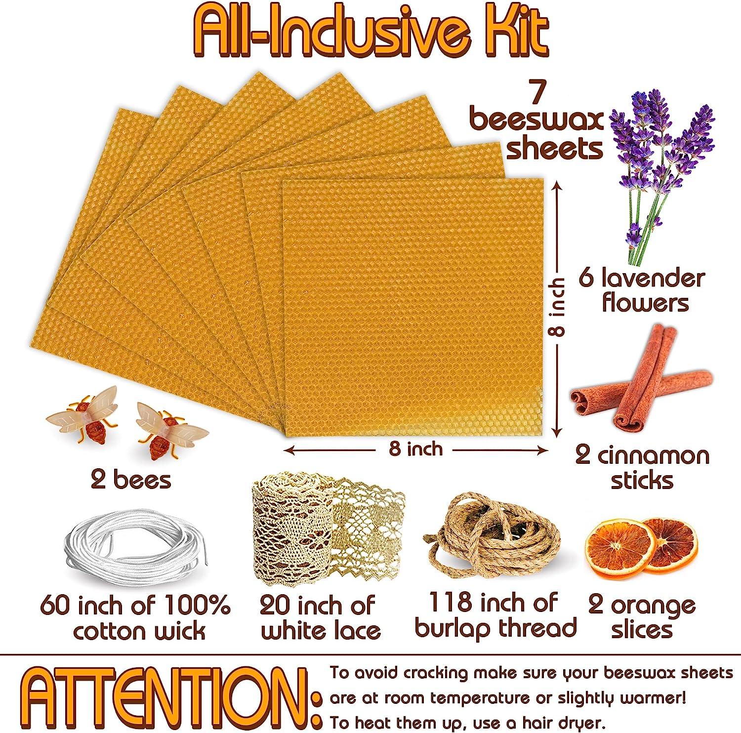 100% beeswax honeycomb sheet (SINGLE)
