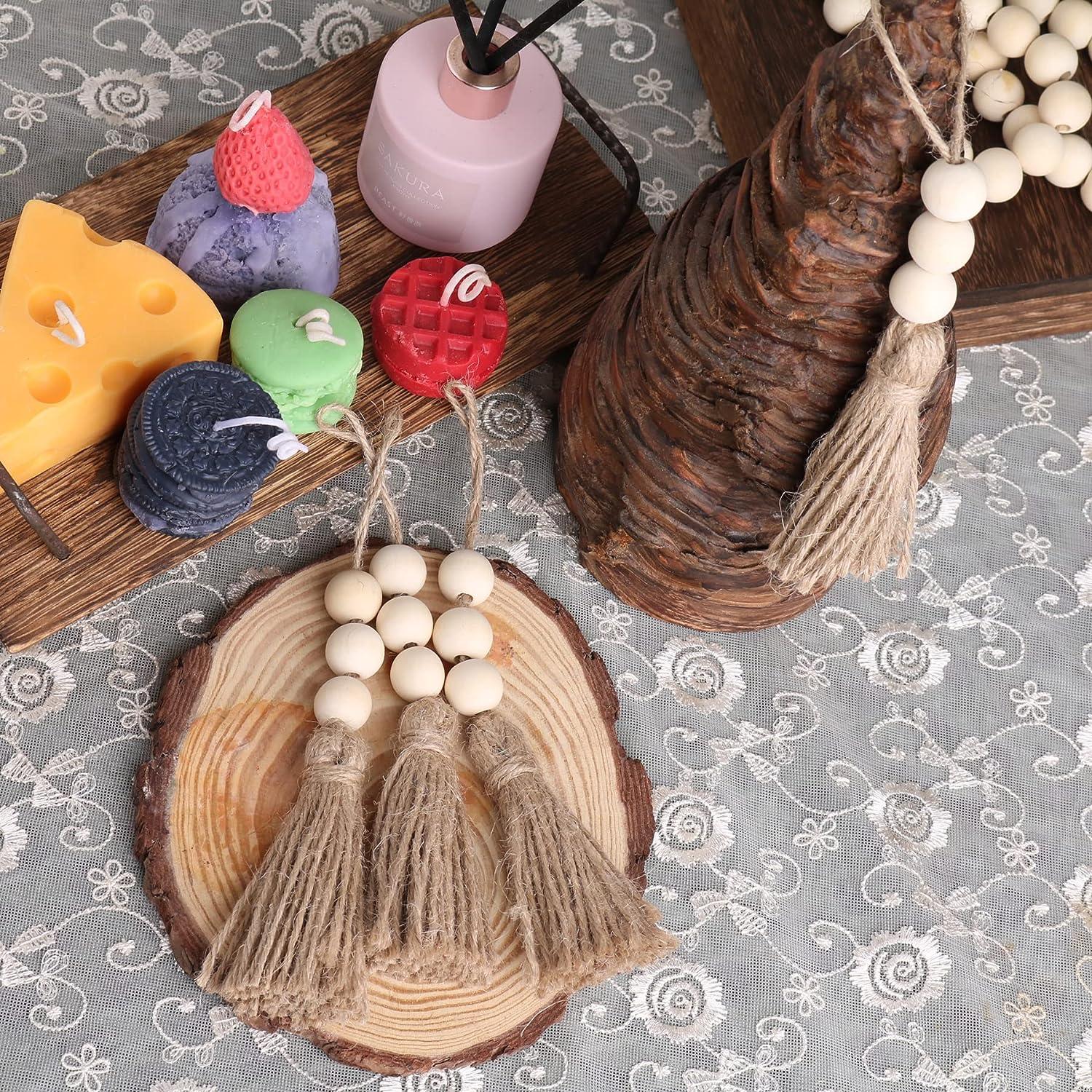 New Cotton Rope Wooden Wooden Bead Crafts Combination Set Wooden Stick  Tapestry DIY Accessories Material Can Be Customized