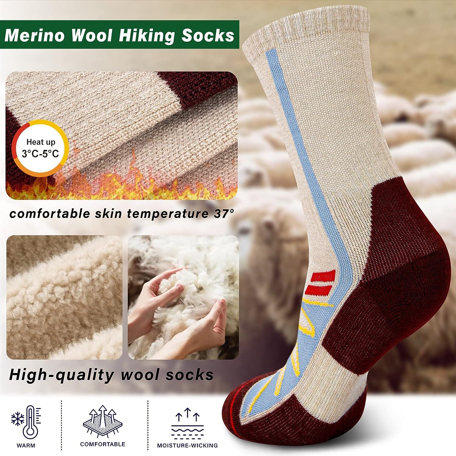Thermal socks for Women Merino wool, Protection -60° C