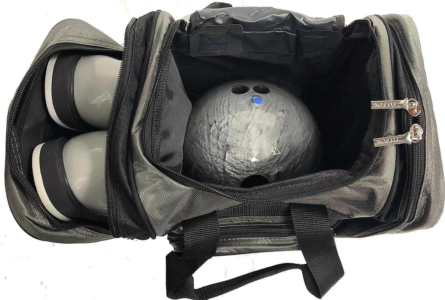 Bowling Ball Bag Bowling Ball Pouch For Men Bowling Bag Holds 1 Bowling Ball  A Pair Of Shoes Up To Mens Size 10 Shoes