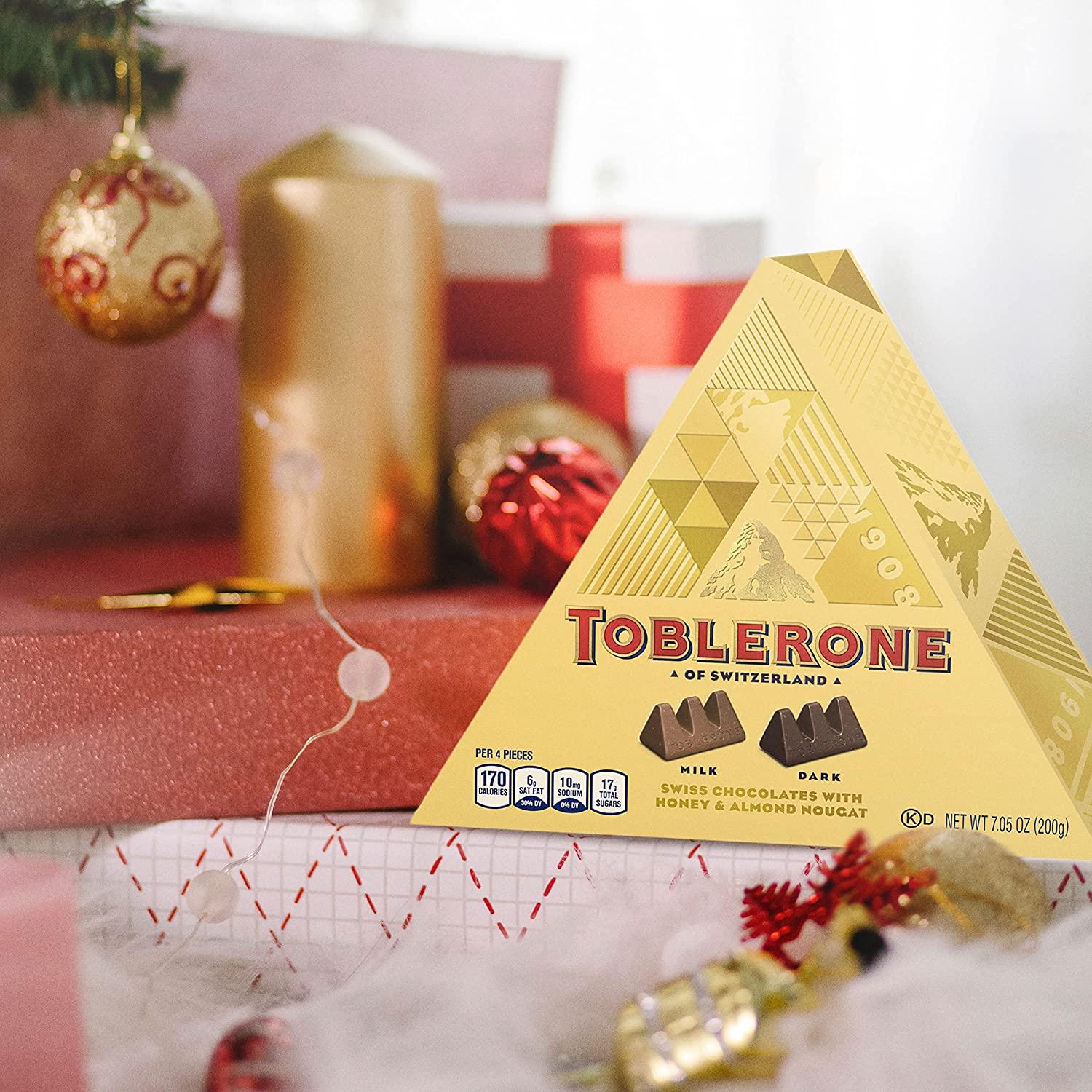 Toblerone Bar White 360g Chocolate Christmas Gift Xmas Stocking