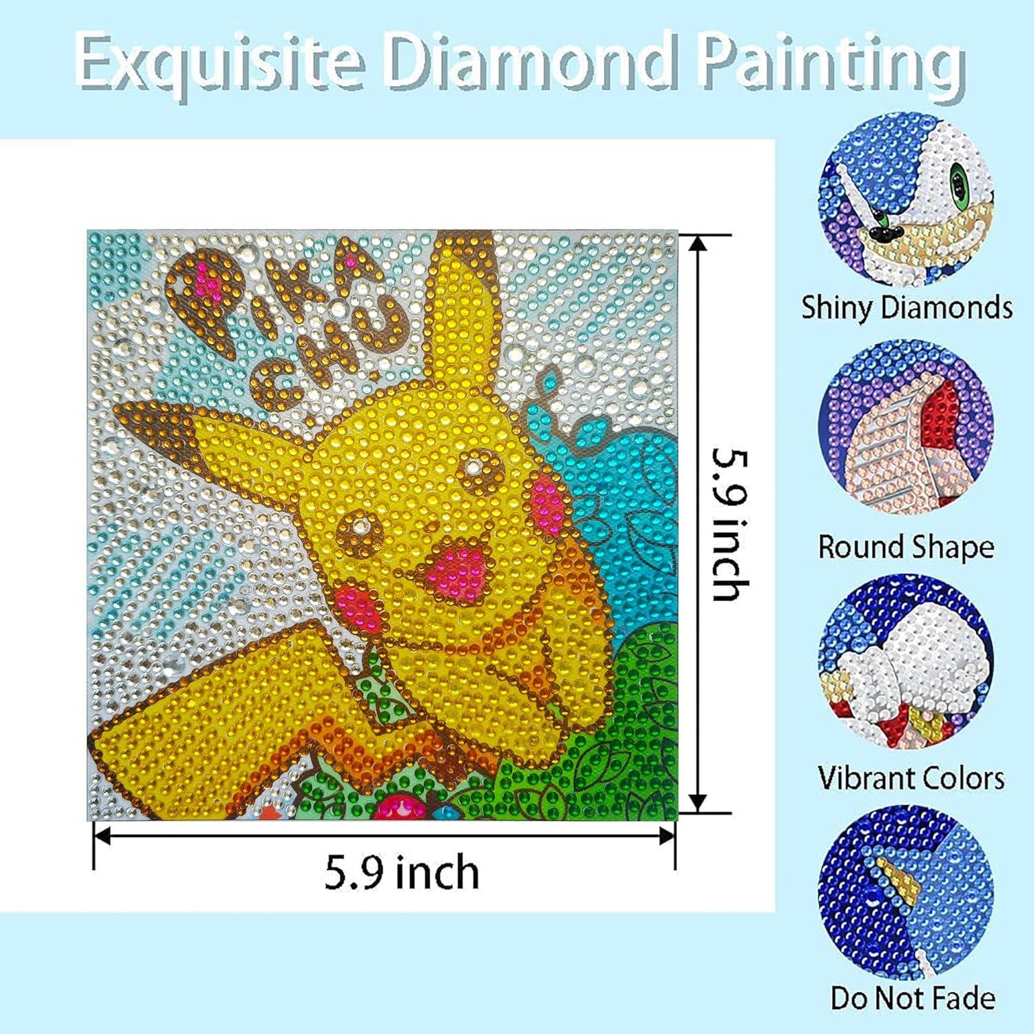 Diamond Painting Kits for Kids 4 Pack Diamond Art for Kids Beginners Kids  Diamond Painting Kits 5D DIY Diamond Painting Big Gem Full Drill Diamond  Dots for Children Ages 6-8-9-12 4PACK-B