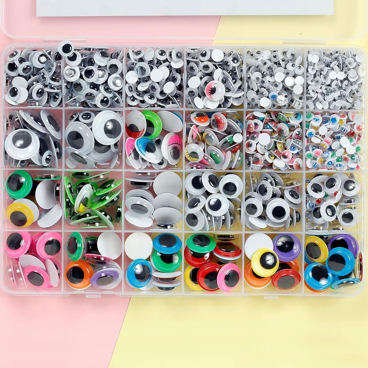 5000 Wiggle Eyes For Crafts 5000 QTY Size 15mm (approx 1/2 inch) 5000  Pieces