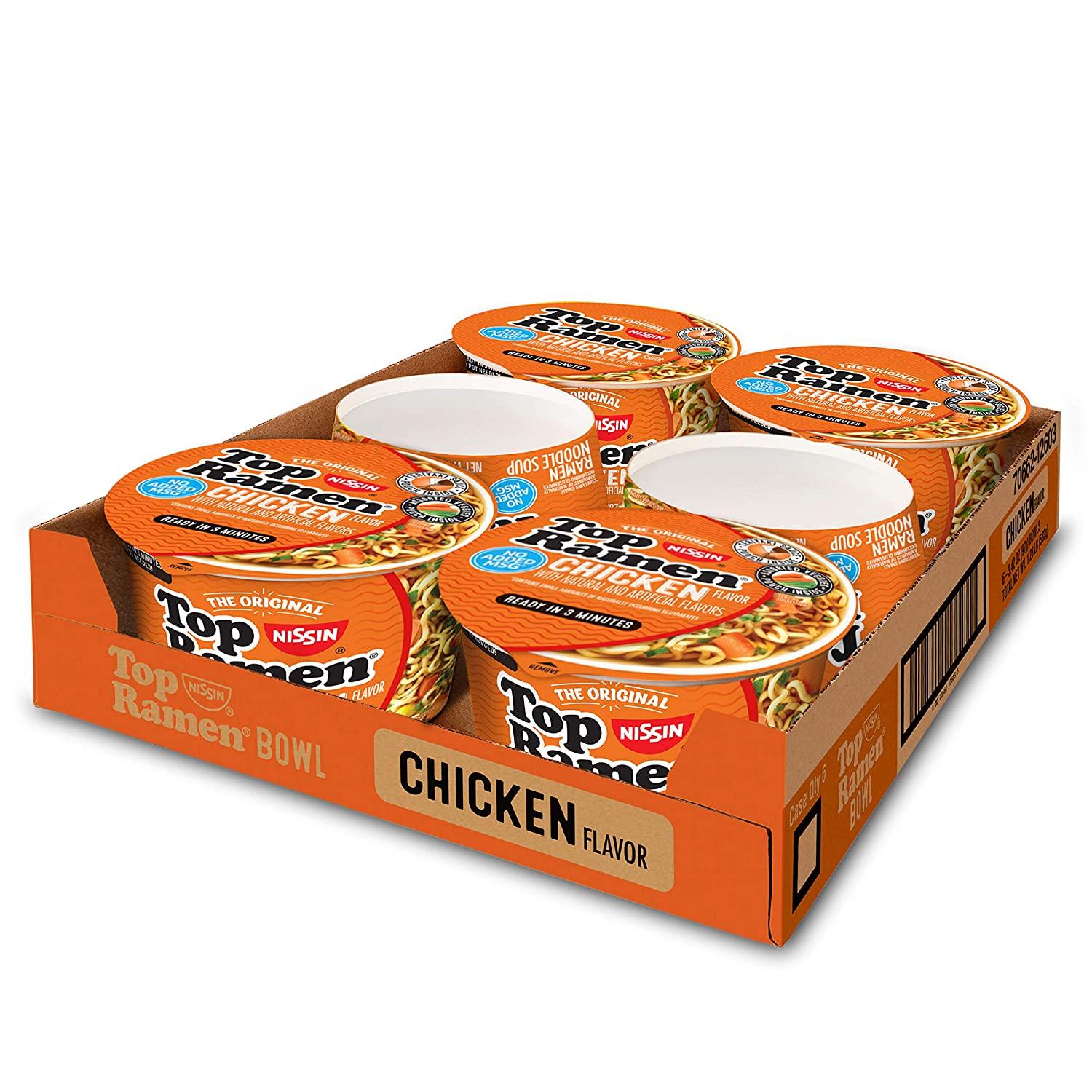 Nissin Top Ramen Chicken Flavor Noodle Soup 48 pk./3 oz.