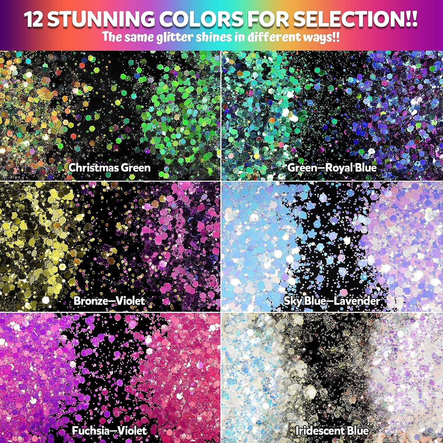 chameleon chunky glitter wholesale 12 color