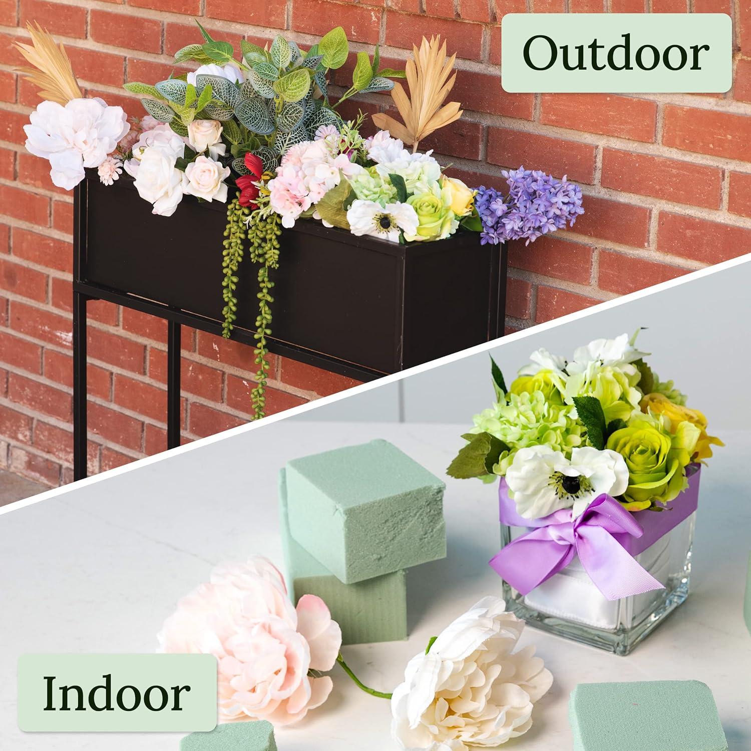 6 Pack Premium Dry Floral Foam Blocks For Artificial Flower Box