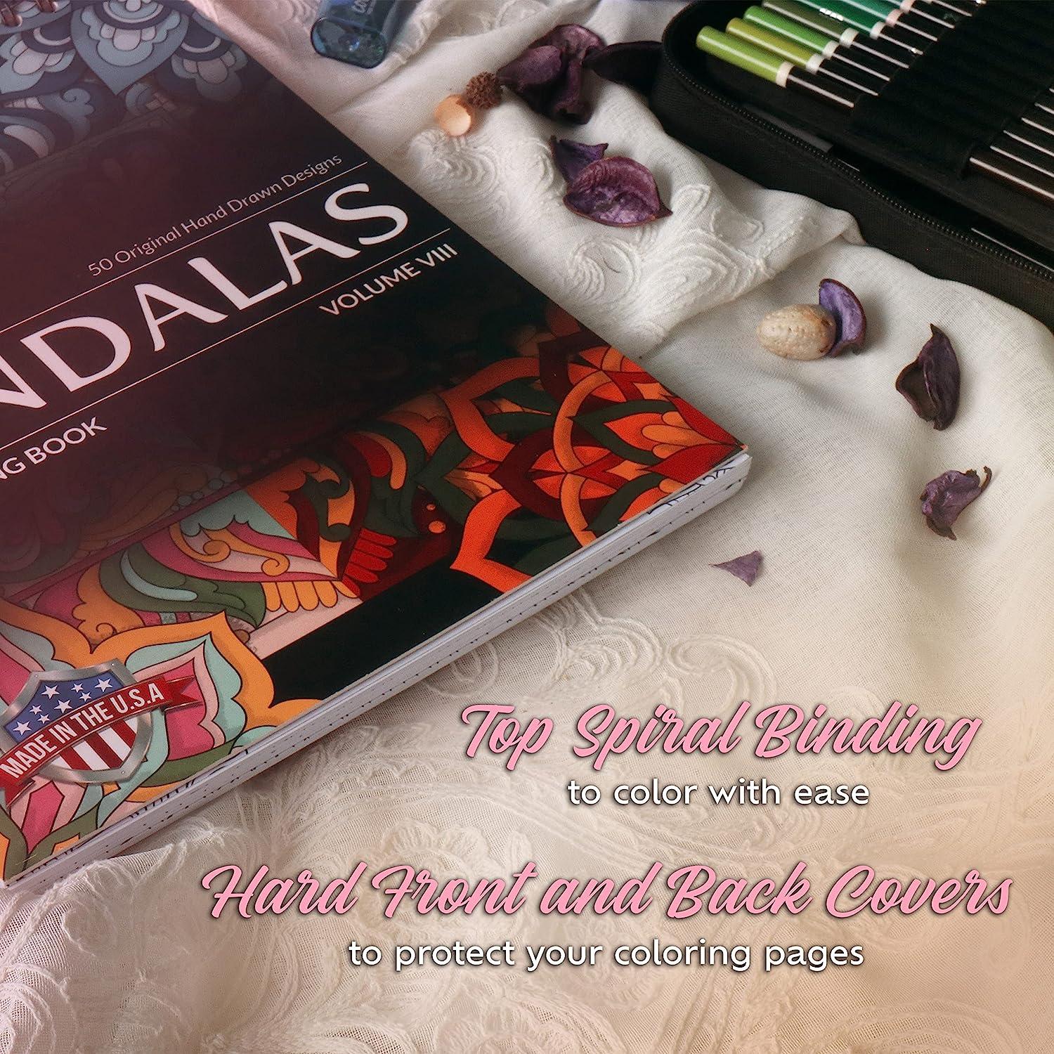 SPIRAL COLORING BOOKS for ADULTS - Vol. 5: Coloring Books for Adults Relaxation with Pencils [Book]