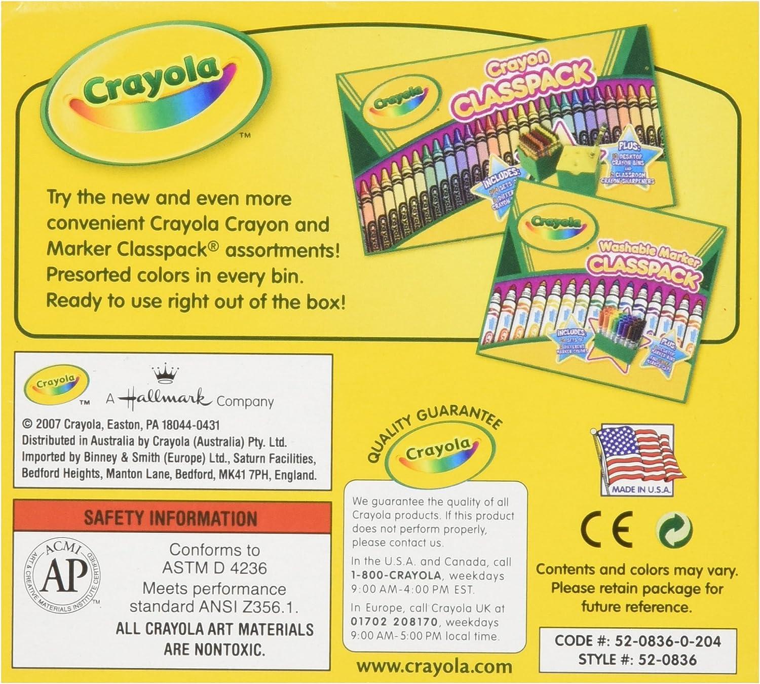 Classpacks and Bulk Crayons in Crayons 