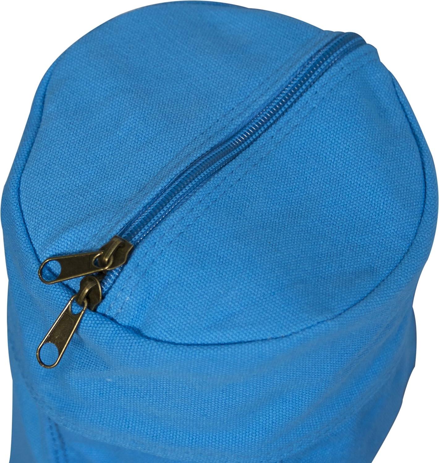 FIT SPIRIT Exercise Yoga Mat Gym Bag with 2 Cargo Pockets Blue Tree
