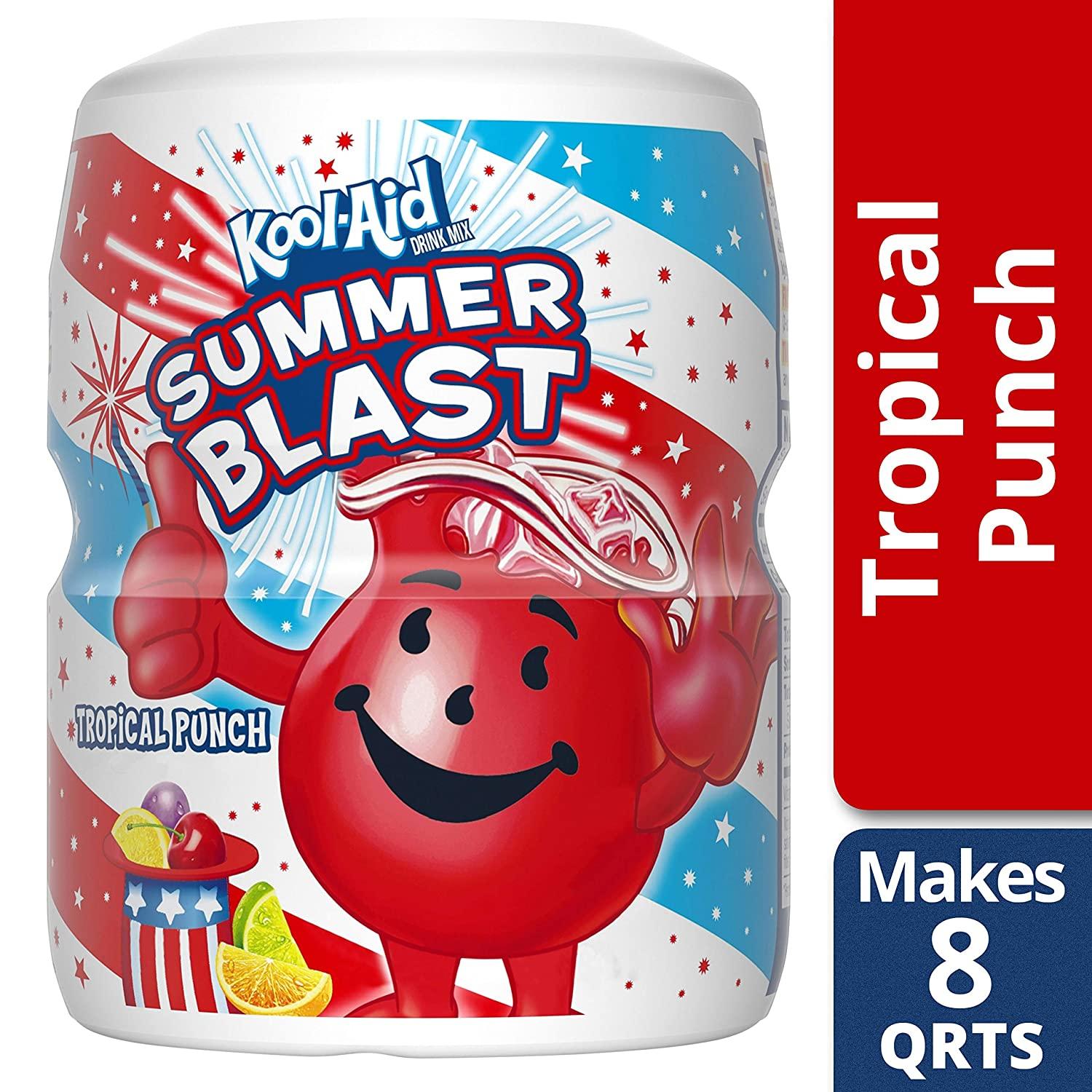 Kool-Aid Summer Blast Tropical Punch Flavored Powdered Drink Mix