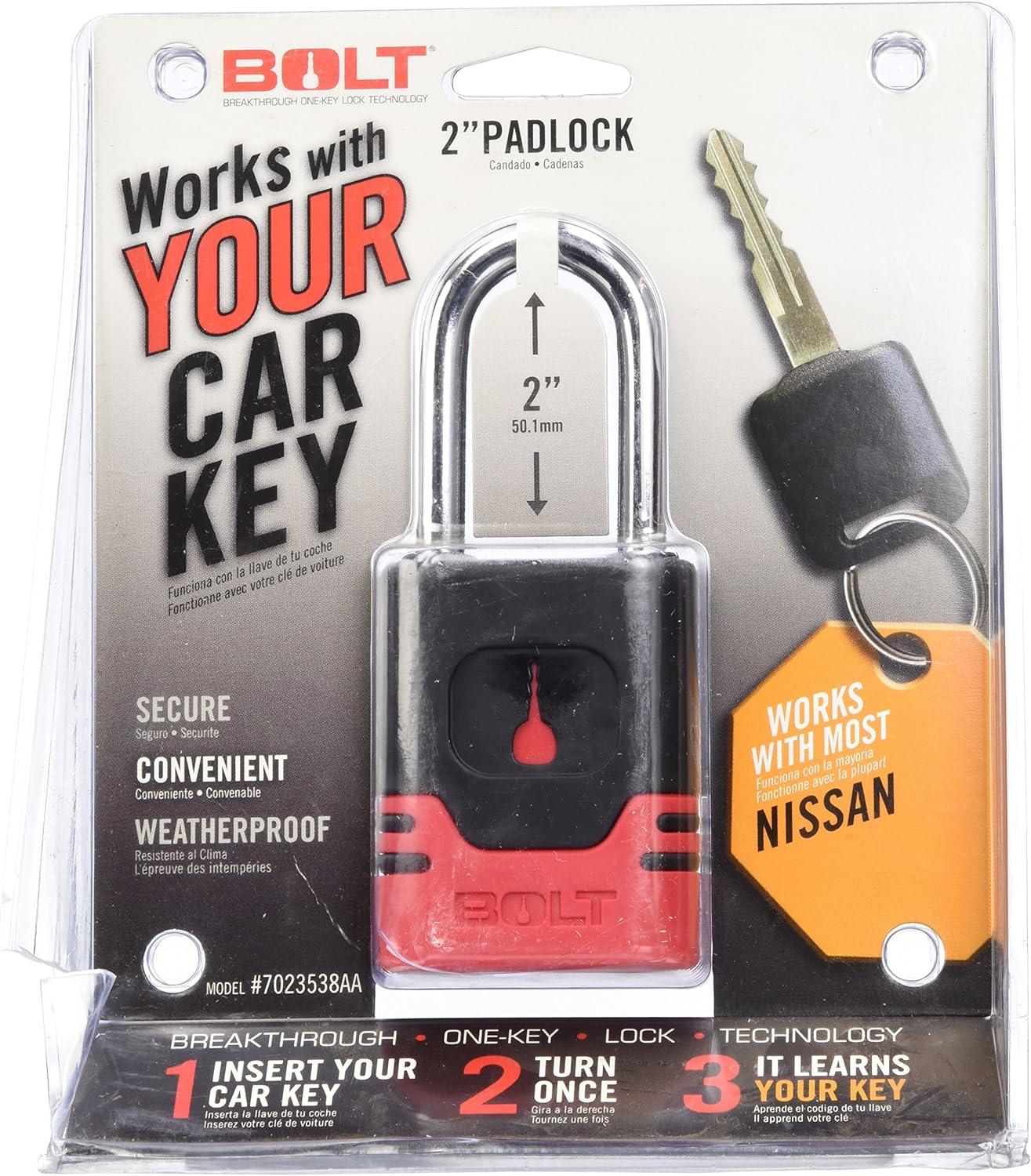 Bolt 7023538 Padlock for Nissan Keys