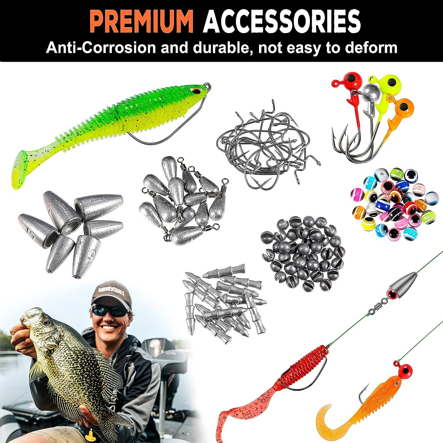 PLUSINNO 201pcs Fishing Accessories Kit, Fishing Nepal