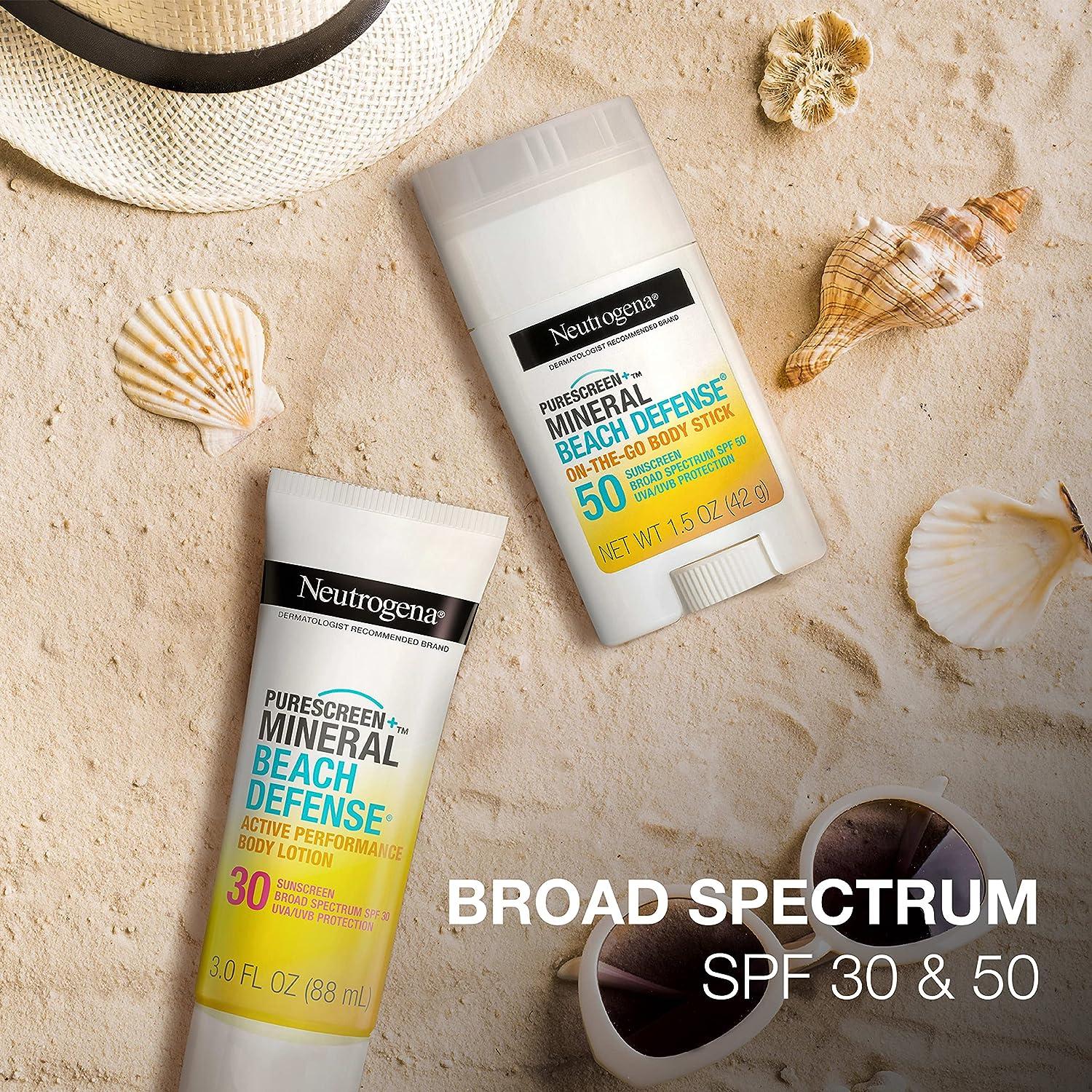 Neutrogena Beach Defense Spray Body Sunscreen, SPF 30, 8.5 oz 