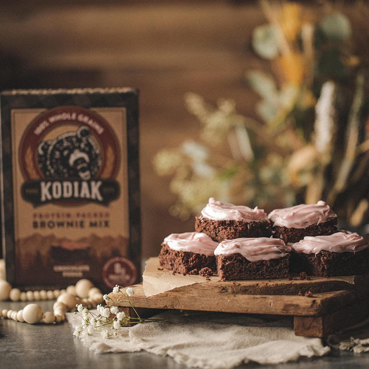 Kodiak Cakes Protein Brownie Mix 100 Whole Grains Chocolate Brownies