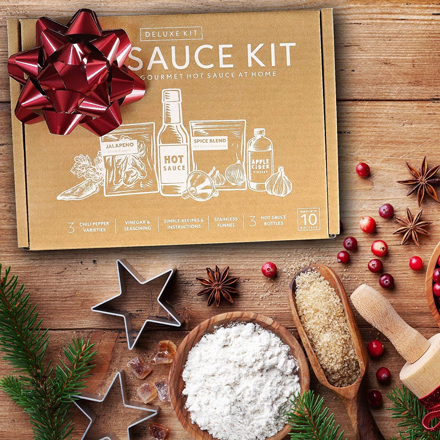 DIY Gift Kits + Hot Sauce Kit (Makes 7 Lip Smacking Gourmet Bottles)