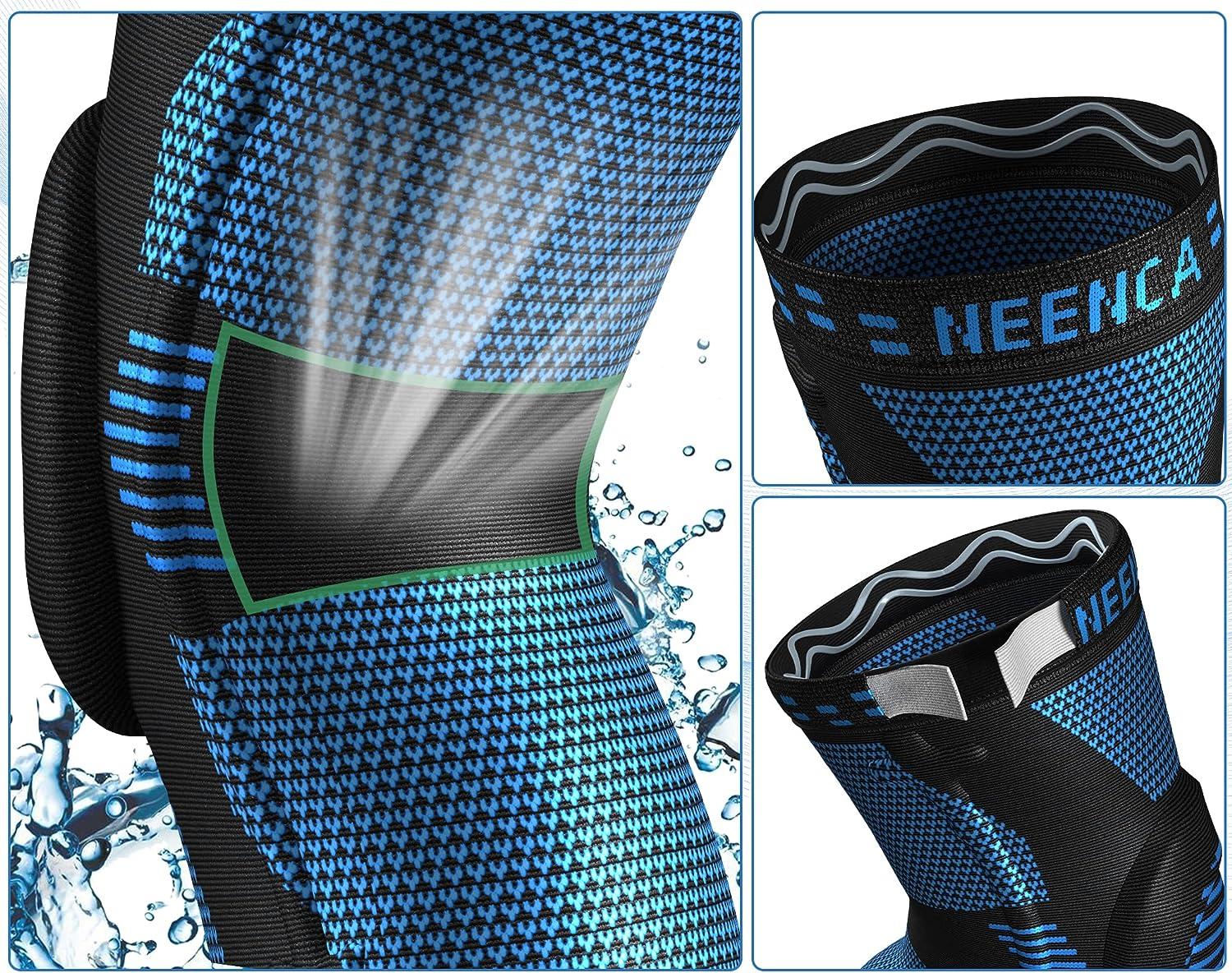 NEENCA Professional Knee Brace, Compression Knee Sleeve with Patella Gel  Pad & Side Stabilizers, Knee Support Bandage for Pain Relief, Medical Knee