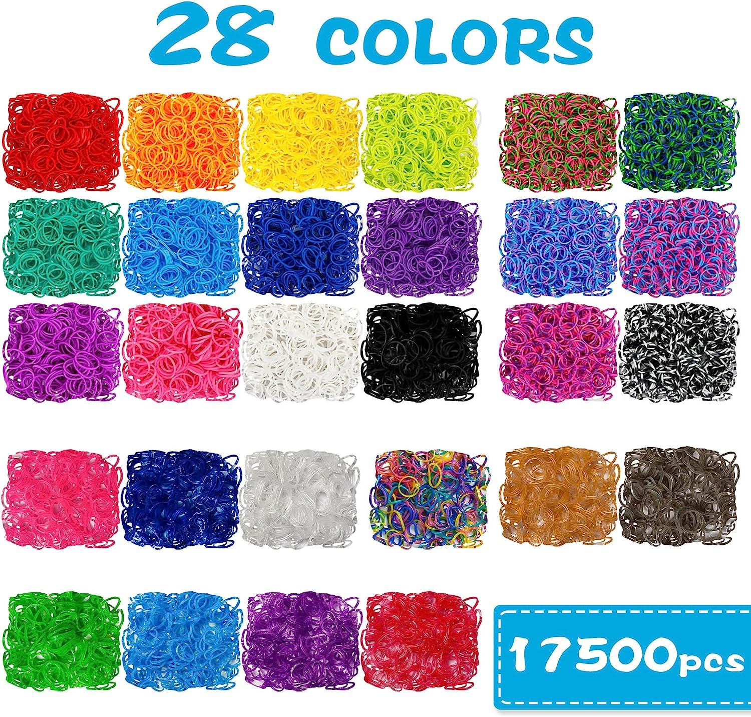 Rainbow Loom Rubber Bands 8 Packages ( See Pictures For Colours)