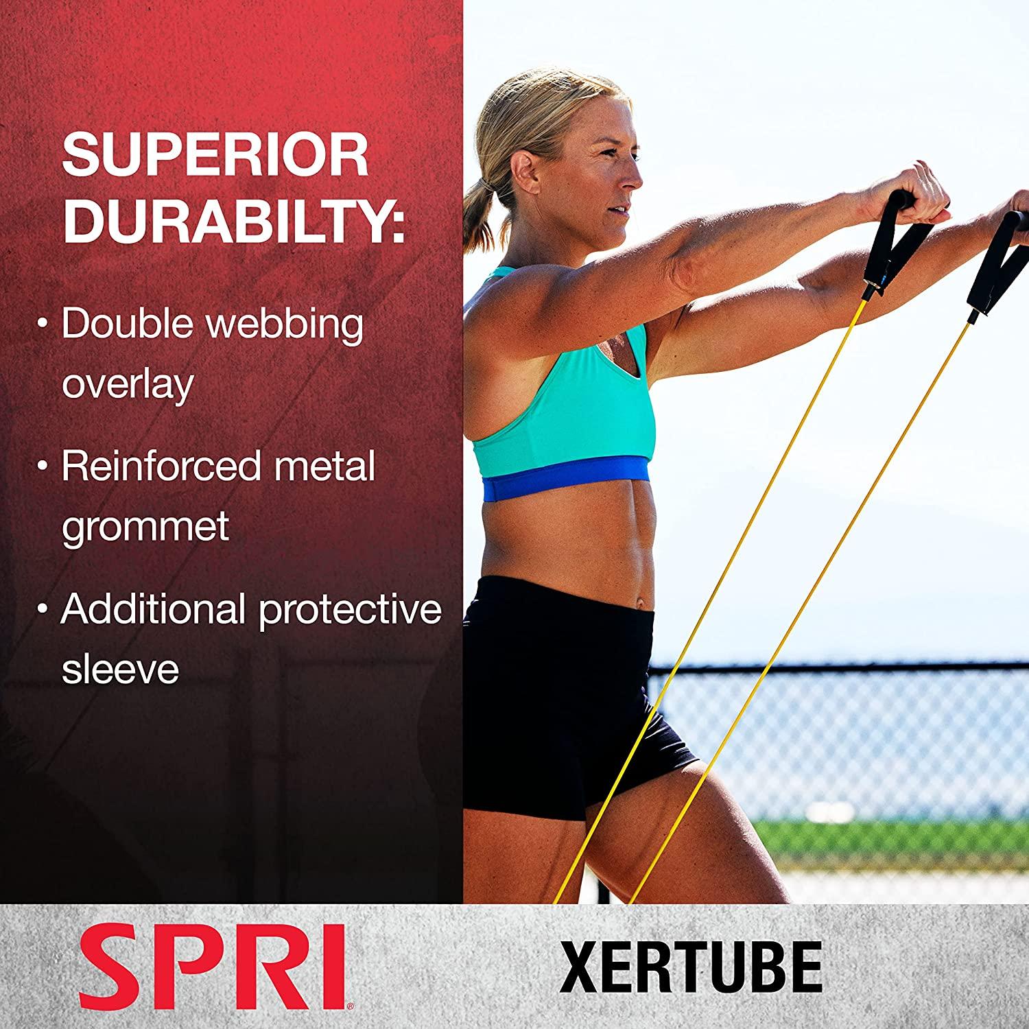 SPRI Xertube Resistance Bands with Handles All Exercise Cords Sold