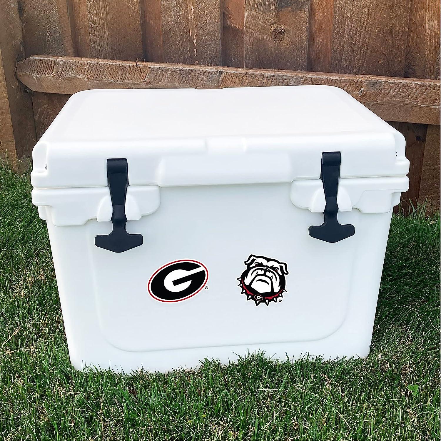 University of Georgia Bulldogs UGA Dawgs Vinyl Decal Laptop Water Bottle Car Scrapbook Sticker (IND 5)