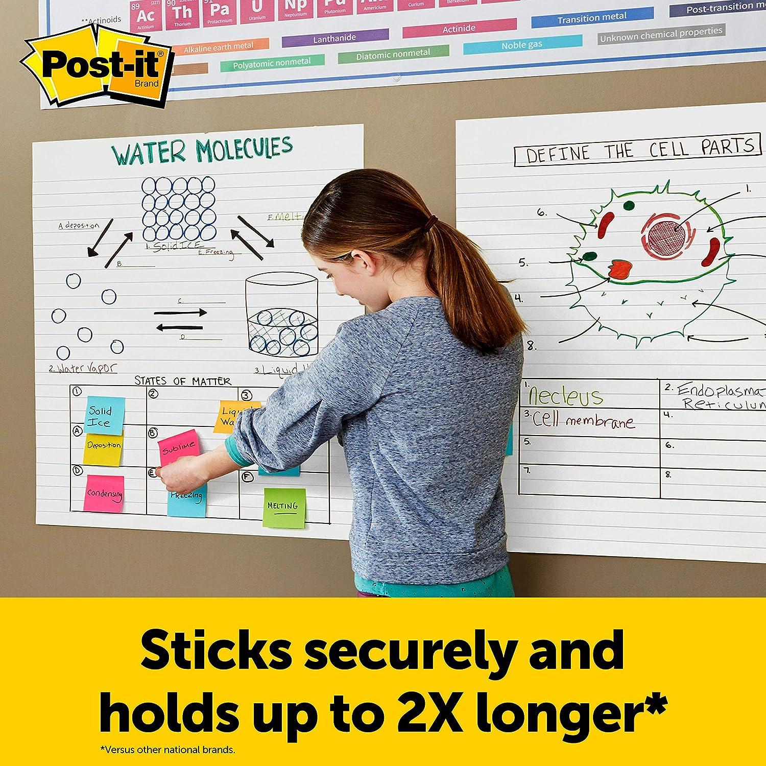 Post-it Super Sticky Easel Pad, Great for Virtual Teachers and
