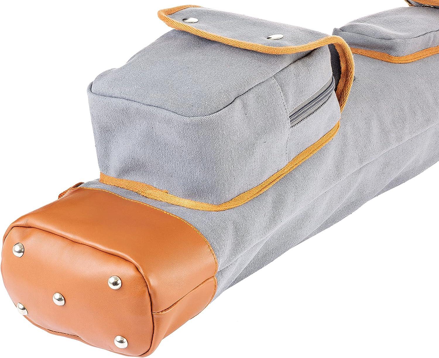 Source Canvas and Leather Golf Bag Club Bag Golf Range Pencil Bag with Ball  Pocket on m.
