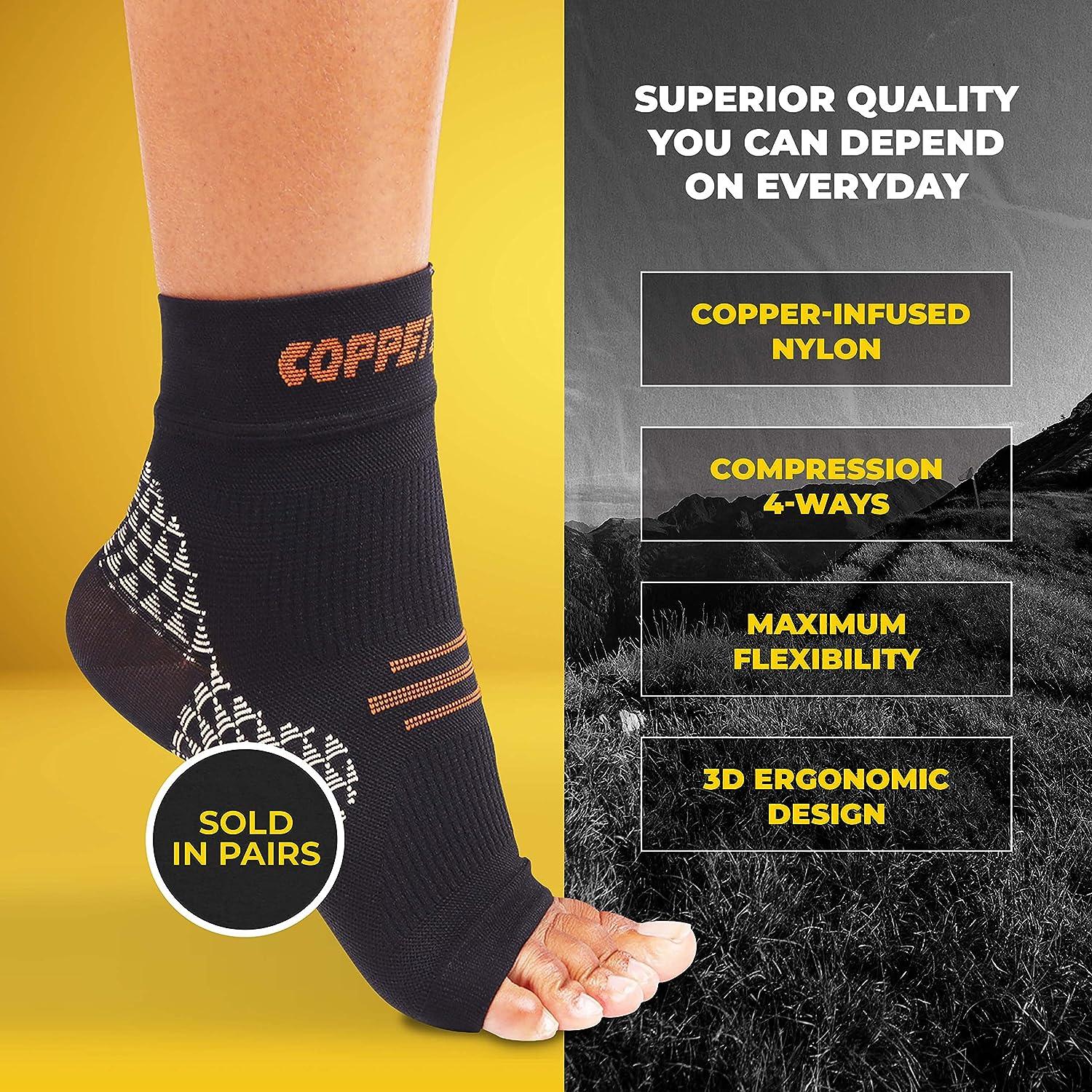Colorful Copper-Infused Compression Socks: Style with Support