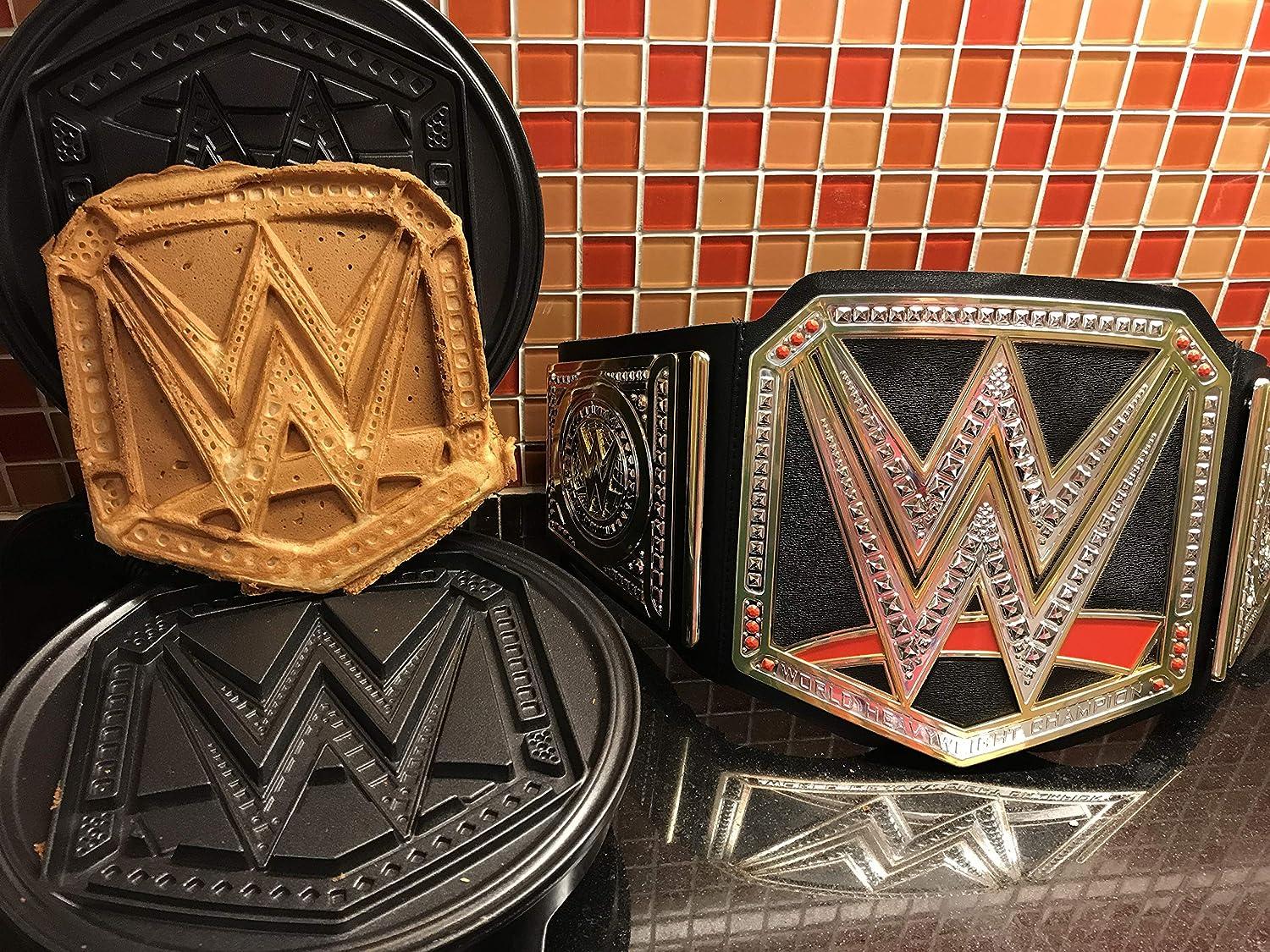 Uncanny Brands 2 qt. Black Ceramic WWE Championship Belt Slow Cooker