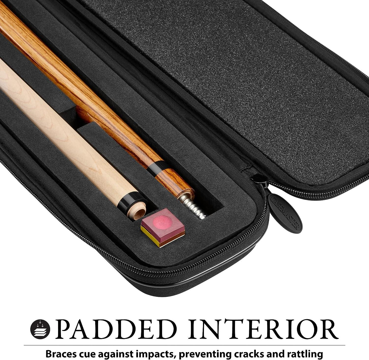 Casemaster Parallax Billiardpool Cue Case 600d Oxford Heavyweight Polyester Fabric And Padded 