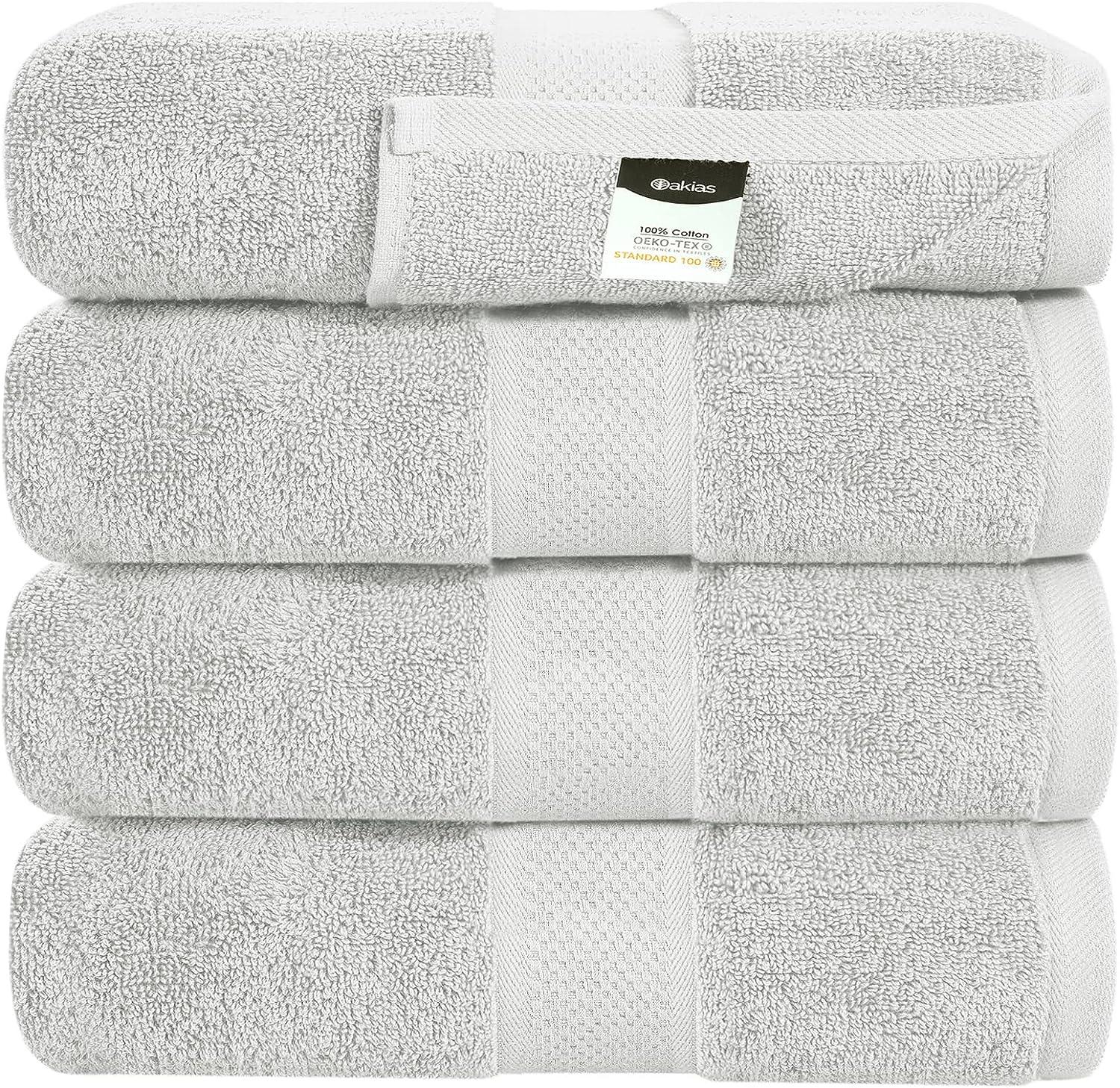 Wholesale Box of 24 SALBAKOS Bath Towels Sets Luxury Hotel and Spa Qua –  American Pillowcase