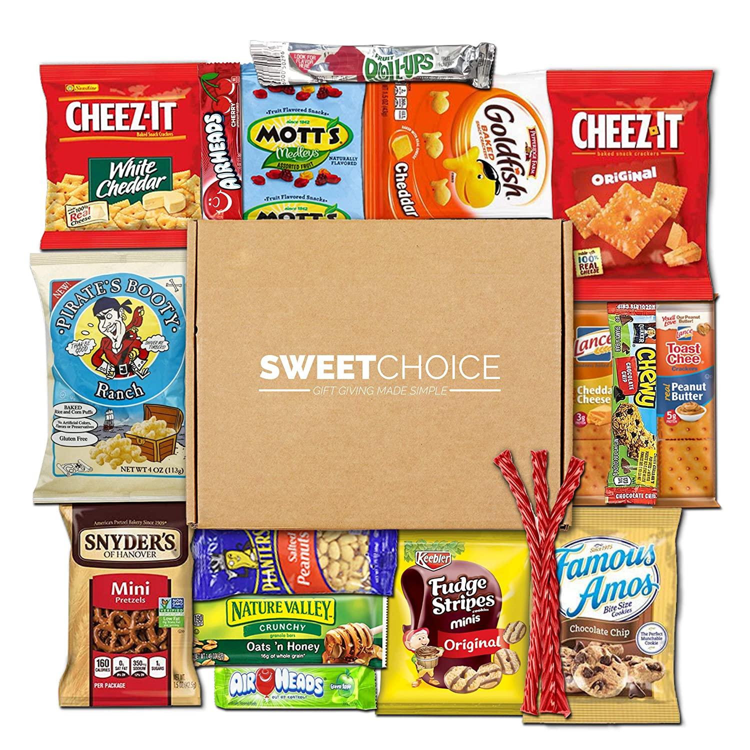 Snack Gift Pack 45 Count Variety Snack Box, Lunch Box Snacks, Care