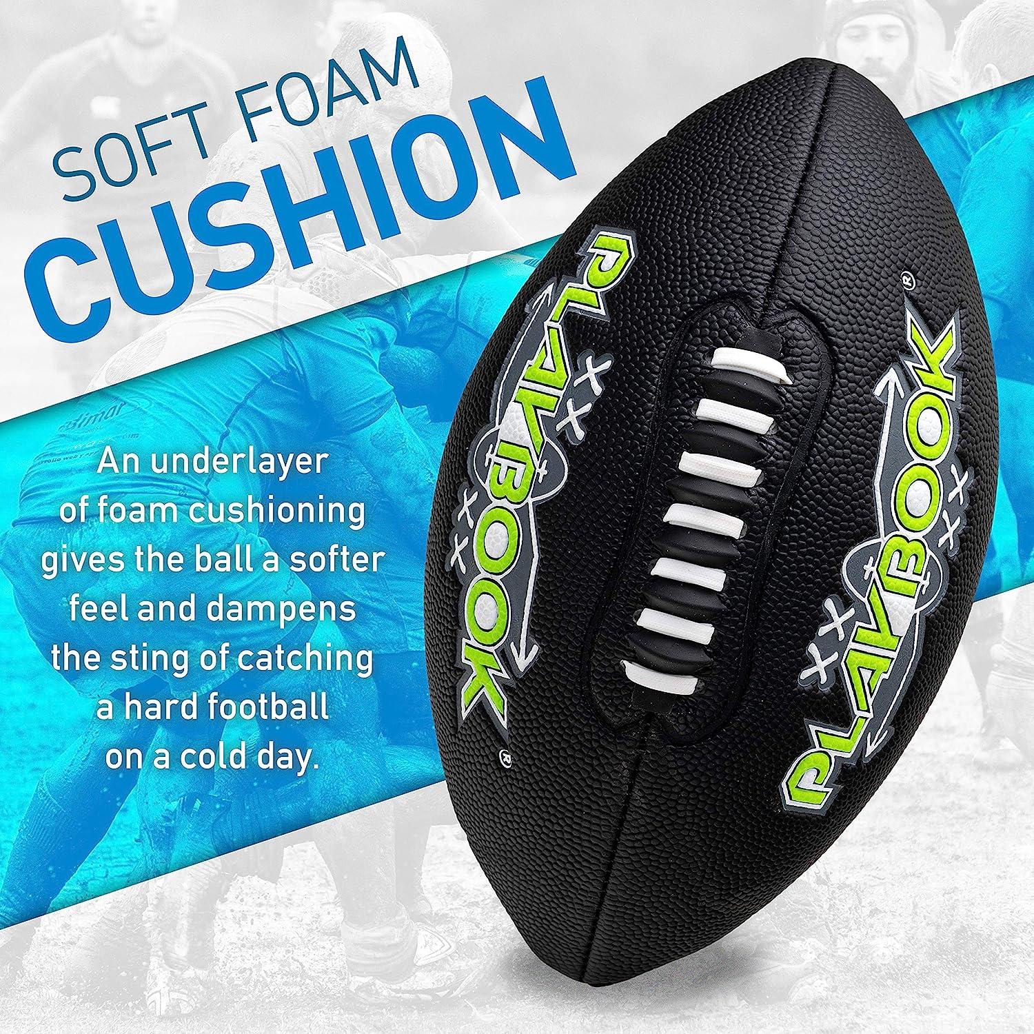 Franklin Sports Grip-Rite Junior Football — Fun Youth-Size Football for  Kids' Football Games — Synthetic Leather Football for Kids