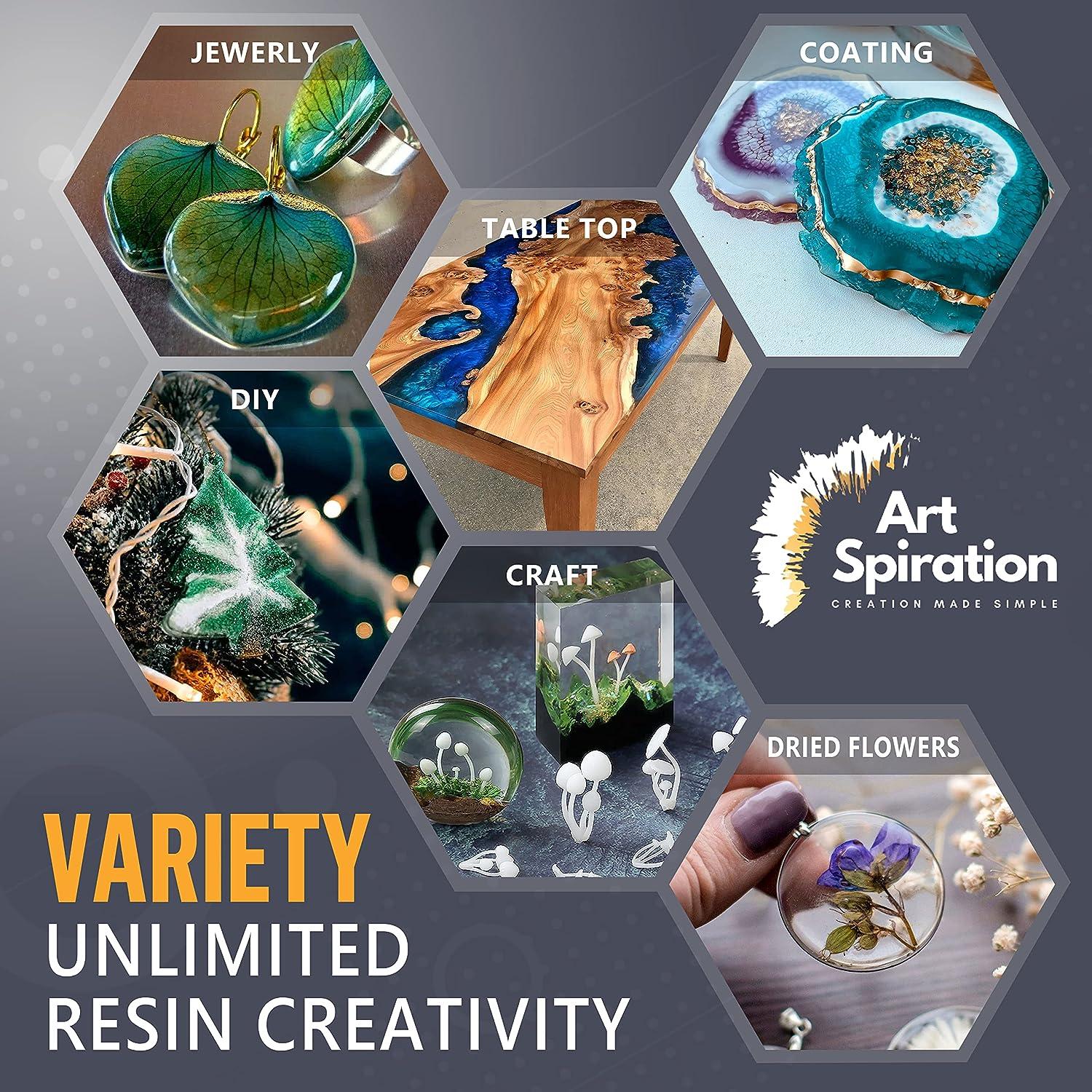 ART RESIN 16 OZ KIT Crystal Clear Epoxy Resin, Art and DIY Art