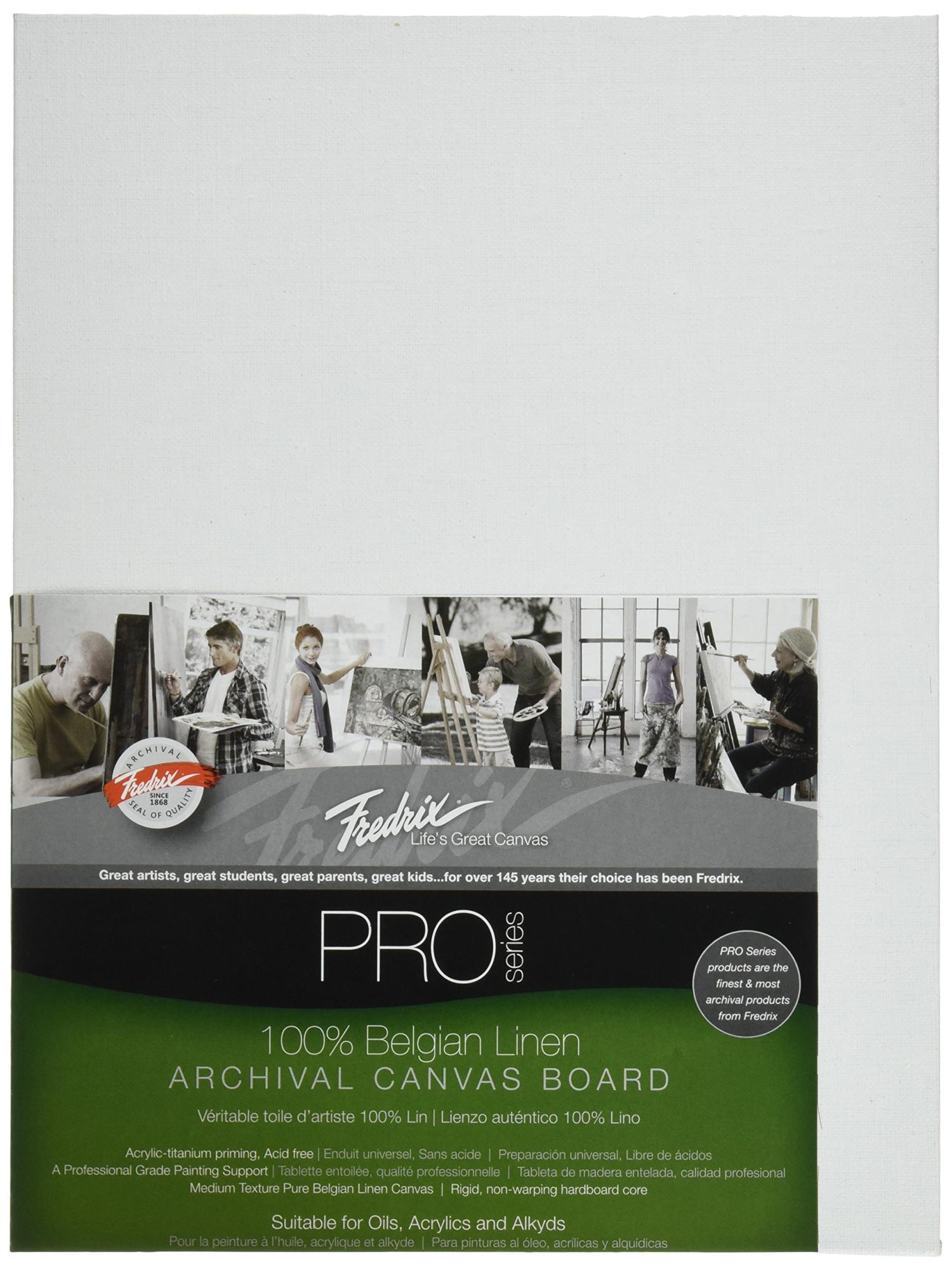 Fredrix Pro Series Belgian Linen Boards