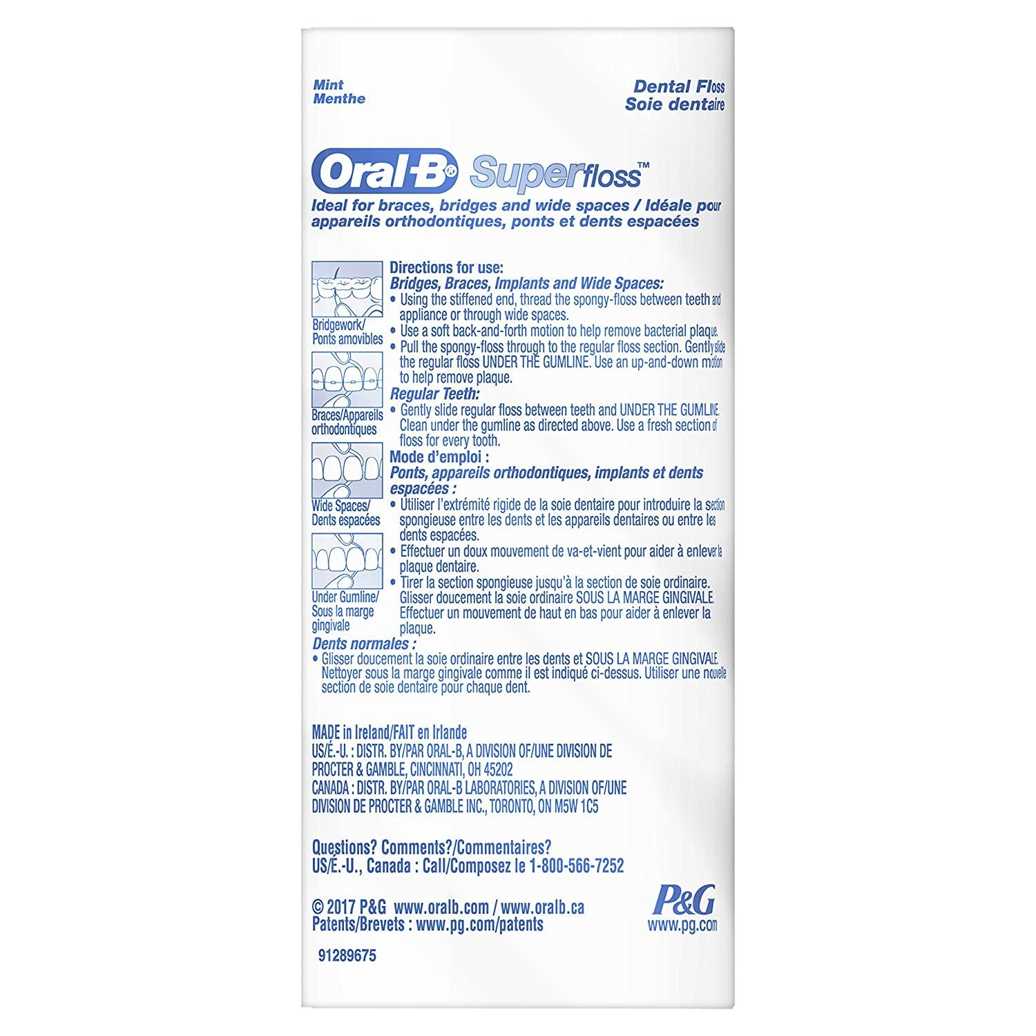 Oral-B Superfloss 50 pre-cut strands