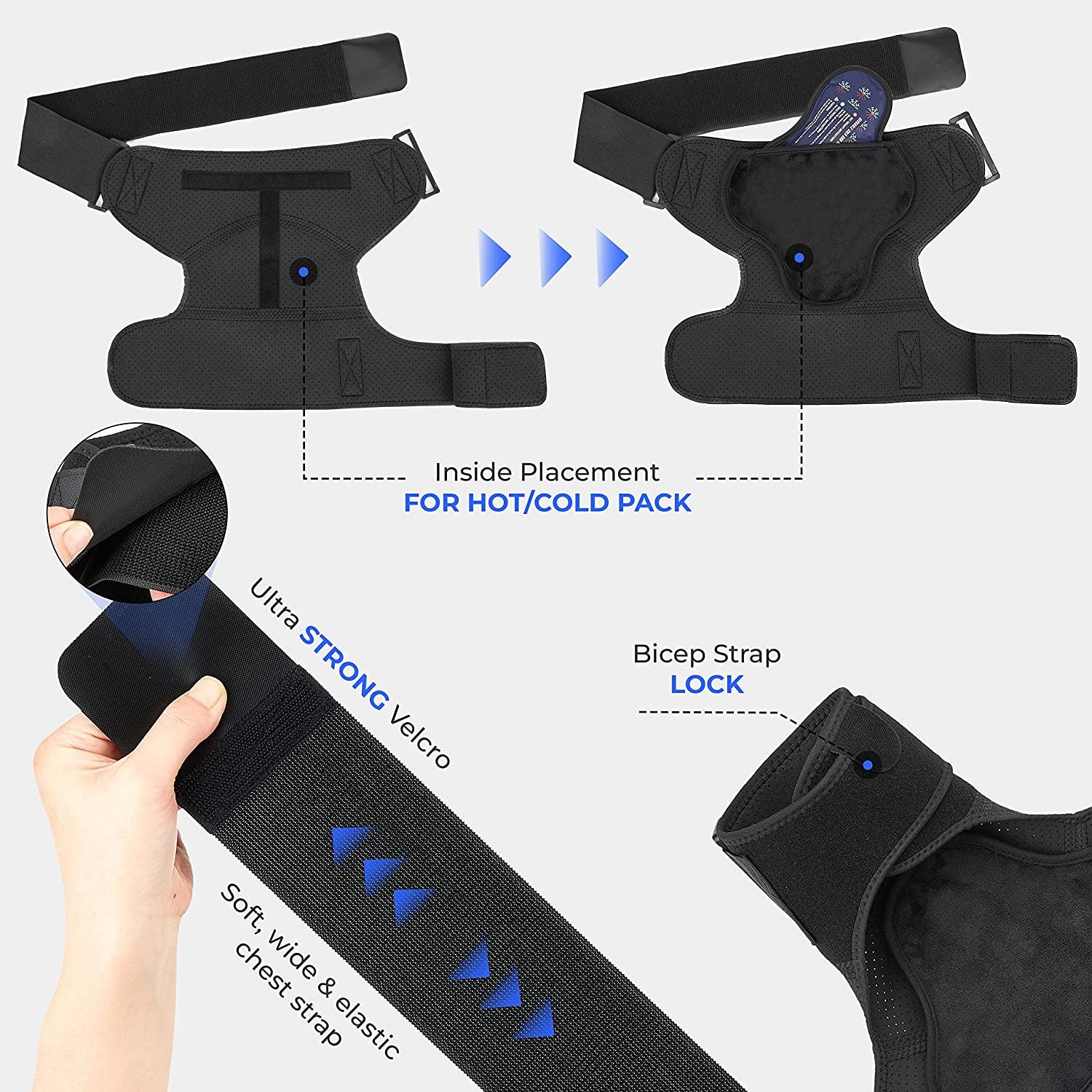 POAGL Shoulder Brace for Men and Women Both Left and Right Arm | Pain ...