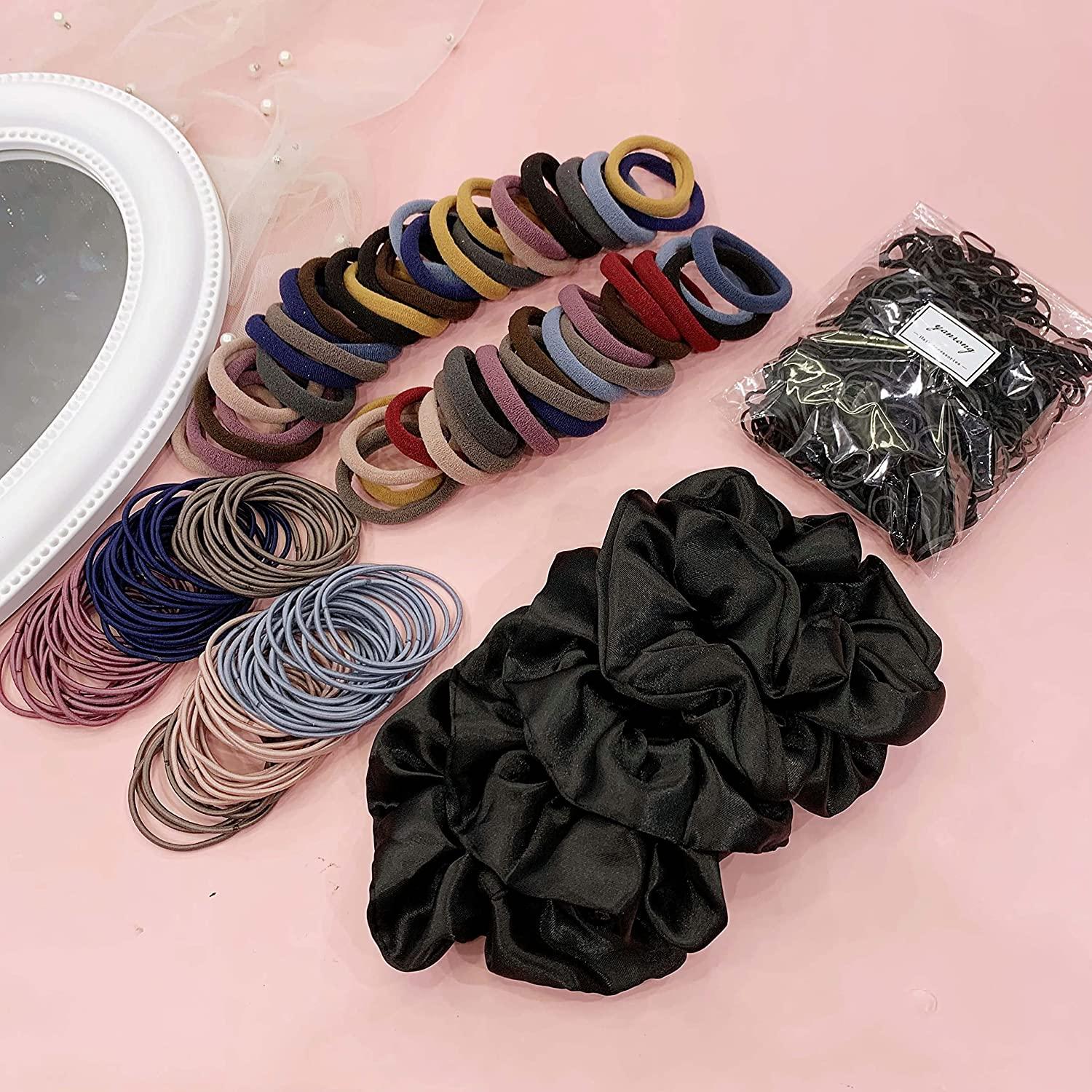 Cheap YANRONG 100pcs Colorful Cotton Soft Elastic Hair Bands Girls