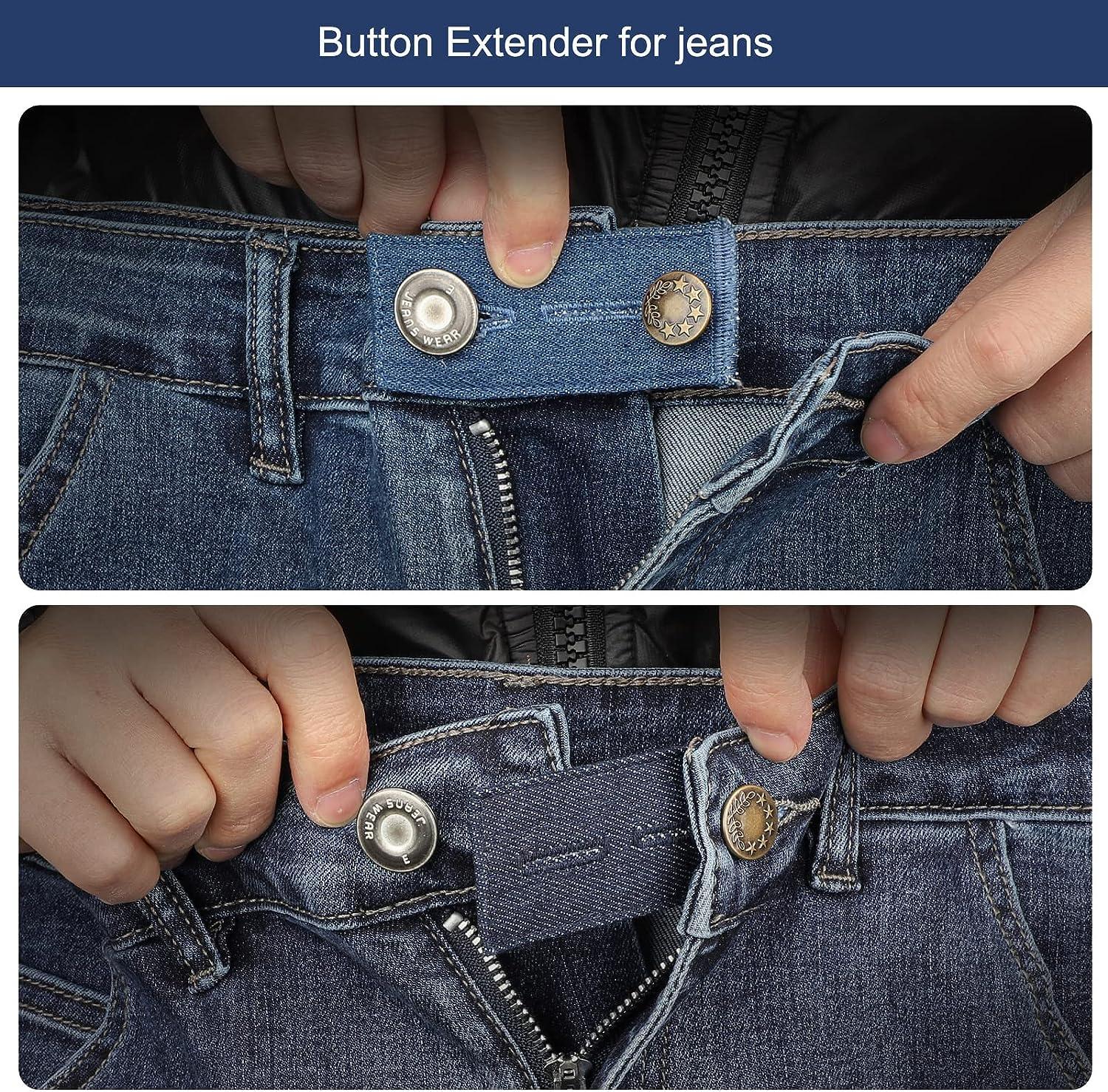 18PCS Collar Extenders Shirt Collar Extenders Pants Button Extender  Extender Button Set for Dress Shirts Suits Trouser Coat - AliExpress