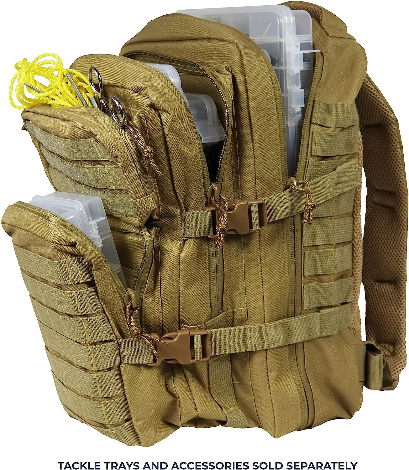 Fishing Boxes Backpack Multi-function Fishing Tackle Rod Bag Outdoor Sports  Fishing Shoulder Miliatry Tactical Molle Bag