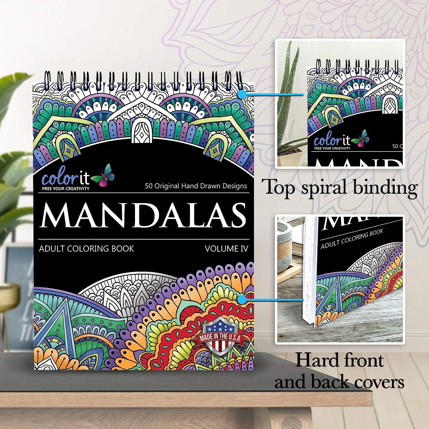 Mandala Color By Number: A Color By Number Mandalas Coloring Book for  Adults with Beautiful 50 Designs for Stress Relief, and Creativity