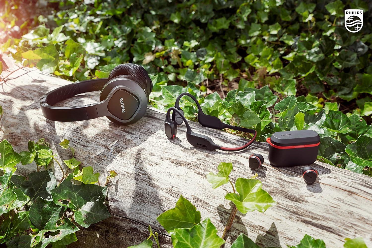 PHILIPS GO A7507 Wireless Sports Headphones with Noise Canceling