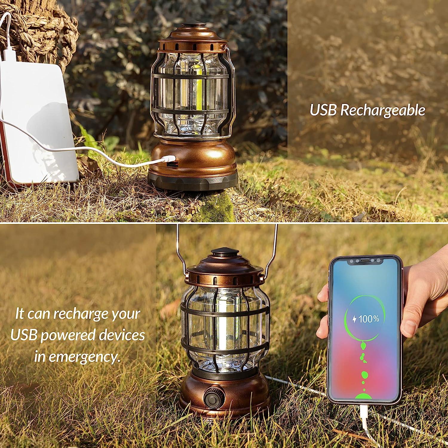 Portable Lantern LED Flashlight Handheld Light Camping Lamp