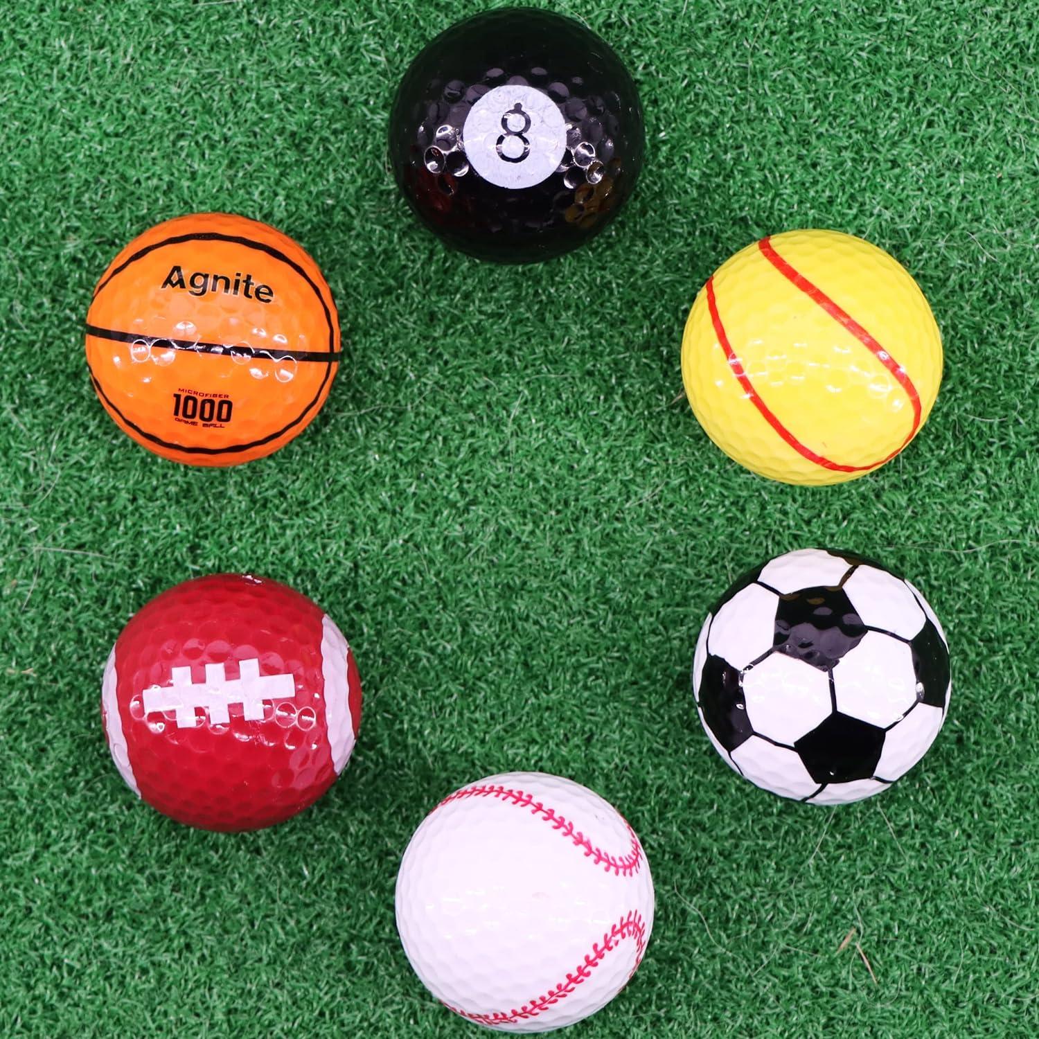 Funny Golf Gifts for Men, Novelty Golf Balls 