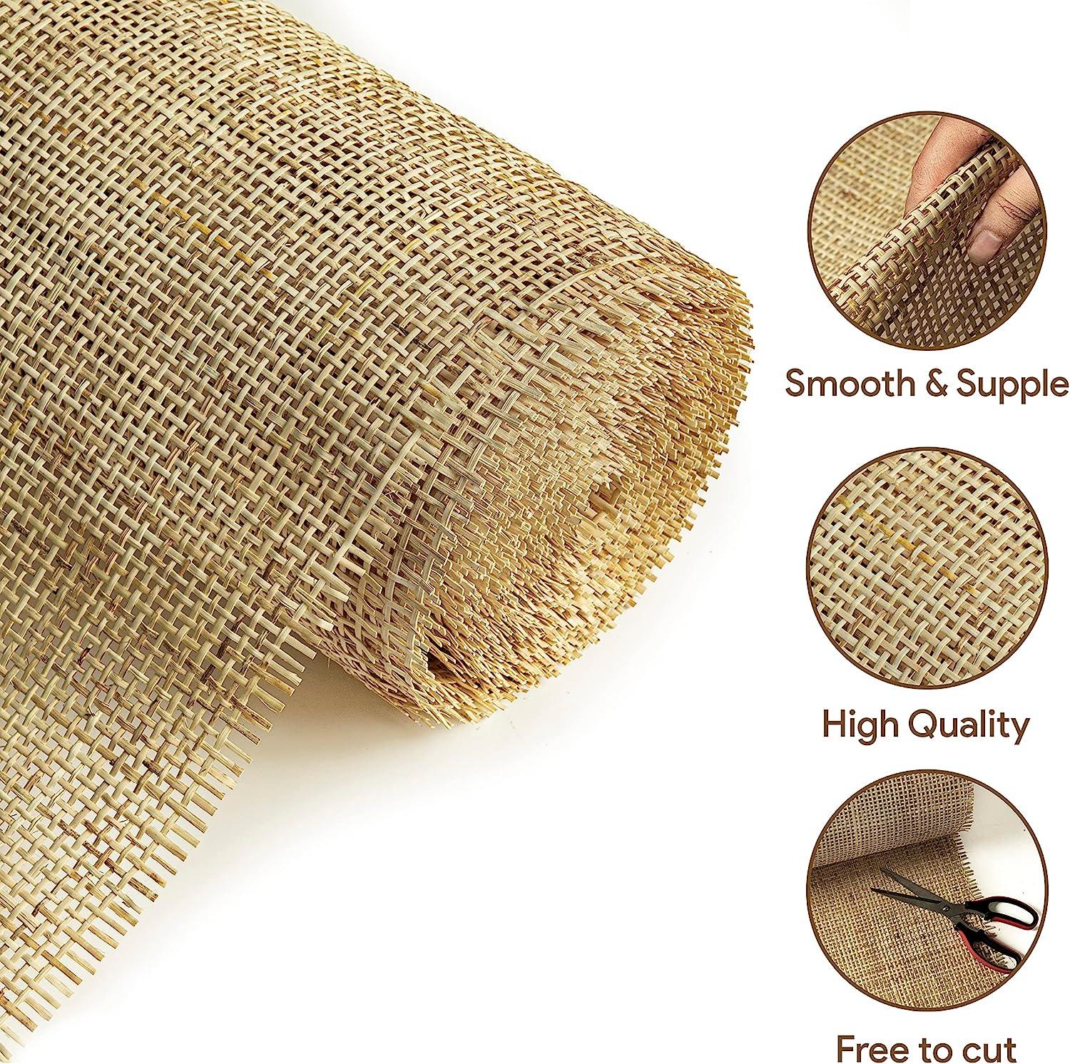 24 Width Rattan Cane Webbing Roll 5 Feet Hexagon Weave Rattan Fabric  Furniture Woven Rattan Sheets for Crafts Cane Weave Rattan Material Natural  Chair Caning Supplies Wicker (5 Feet) price in Saudi