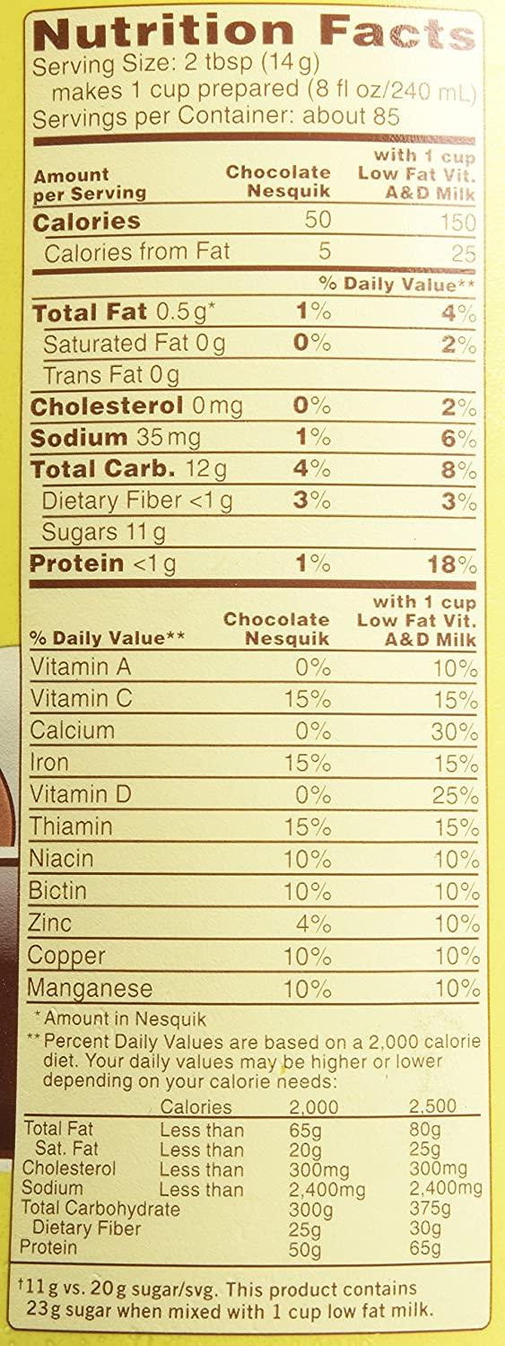 Nestlé Nesquik Chocolate Flavored Powder (2.61 lb.) – My Kosher Cart