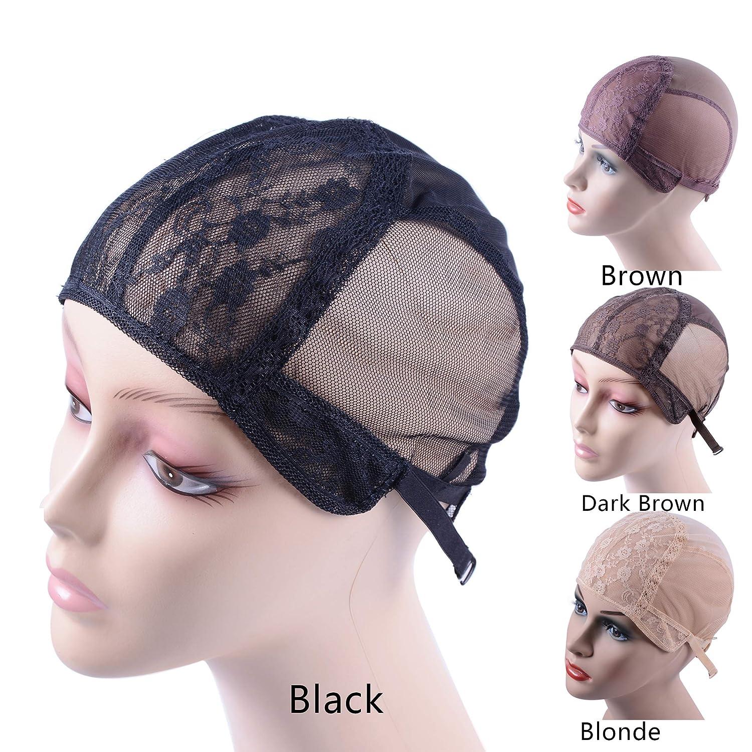 Black Wig Cap. Adjustable Strap & Comb. S M L XL. Wig -  Hong Kong
