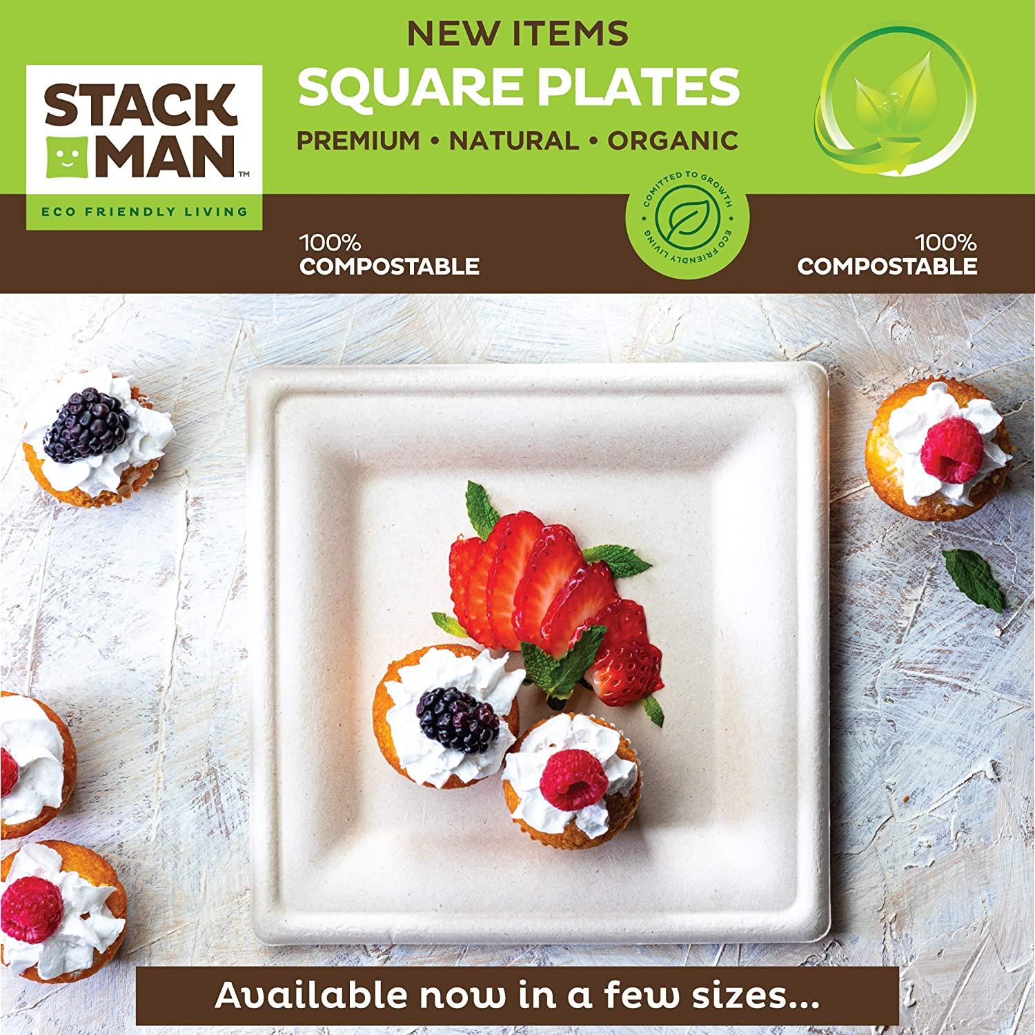 Eco Friendly Oval Compostable Plates