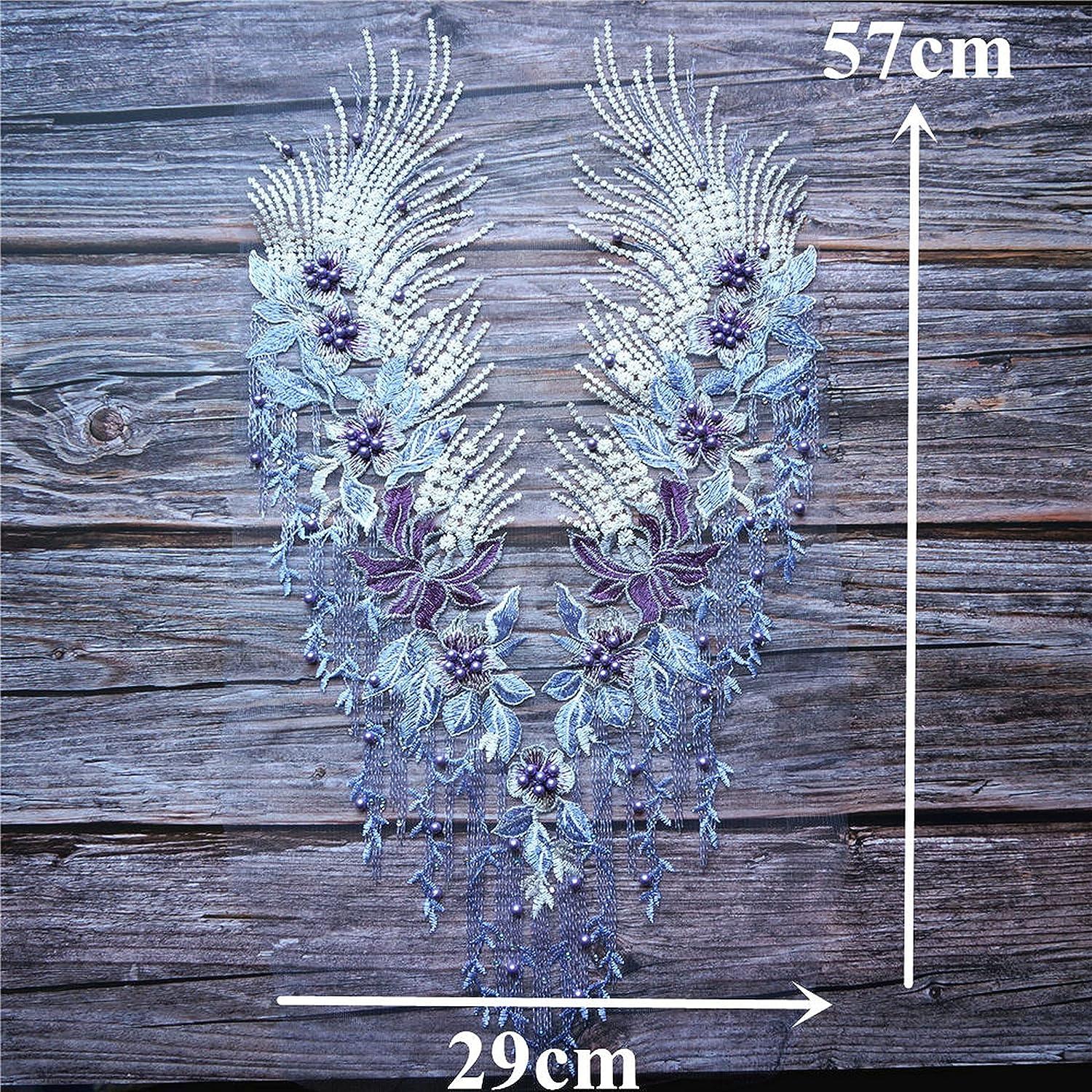 DIY Large Sequins Flower Patches for Clothes Embroidery Sequins Flowers  Patches Sew On Patch Clothing Accessories Applique YELLOW 